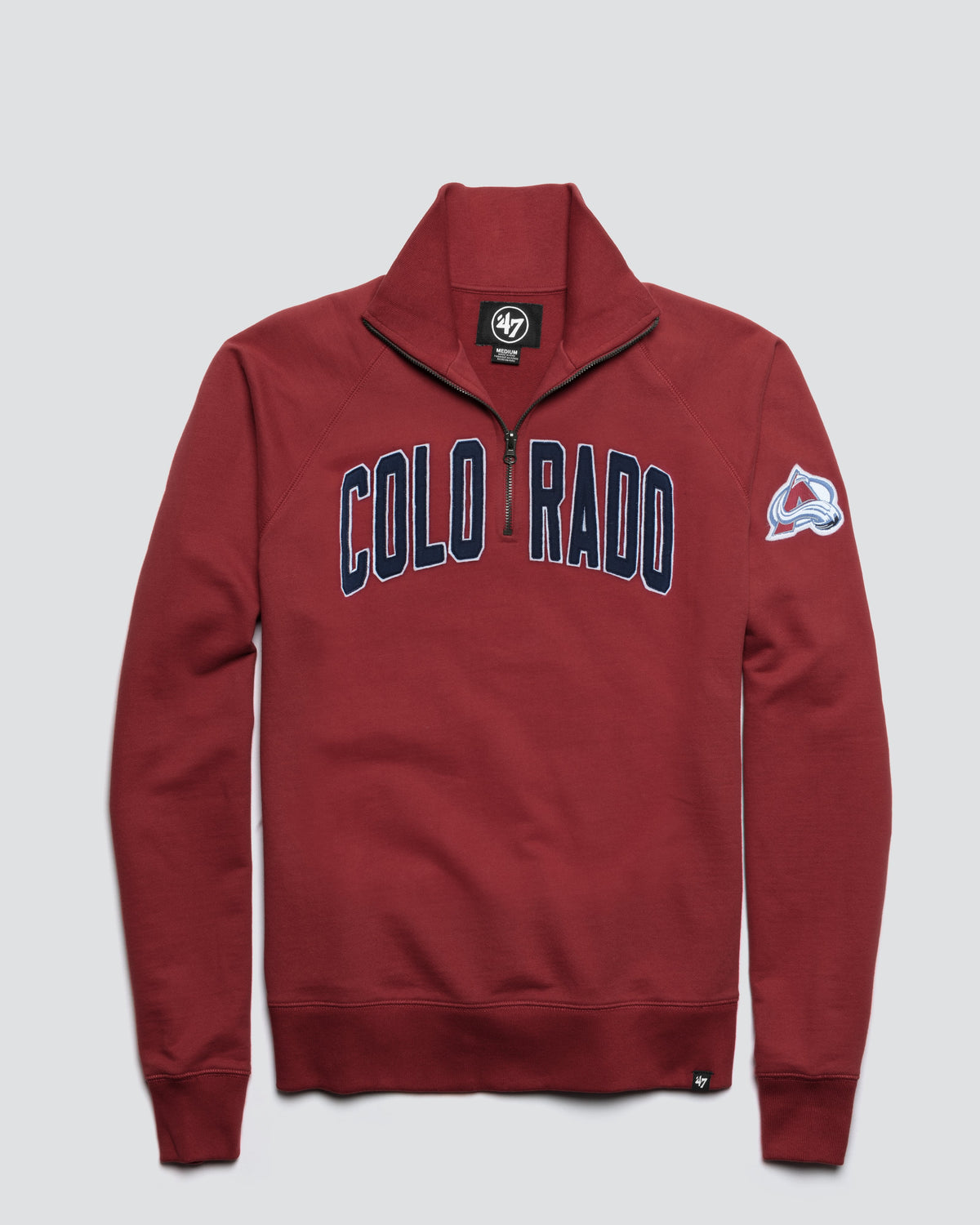 COLORADO AVALANCHE BANKS '47 HARRIS SCRIMMAGE 1/4 ZIP