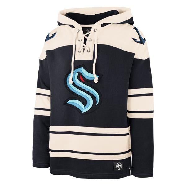 Columbus Blue Jackets '47 Superior Lacer Pullover Hoodie - Cream
