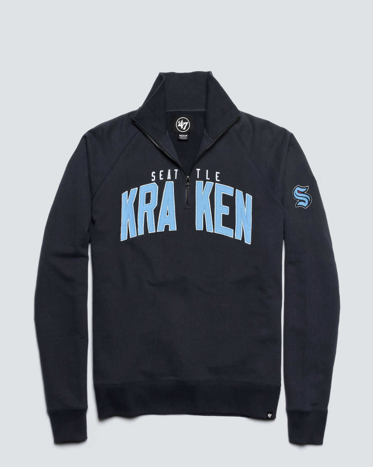 SEATTLE KRAKEN BANKS '47 HARRIS SCRIMMAGE 1/4 ZIP