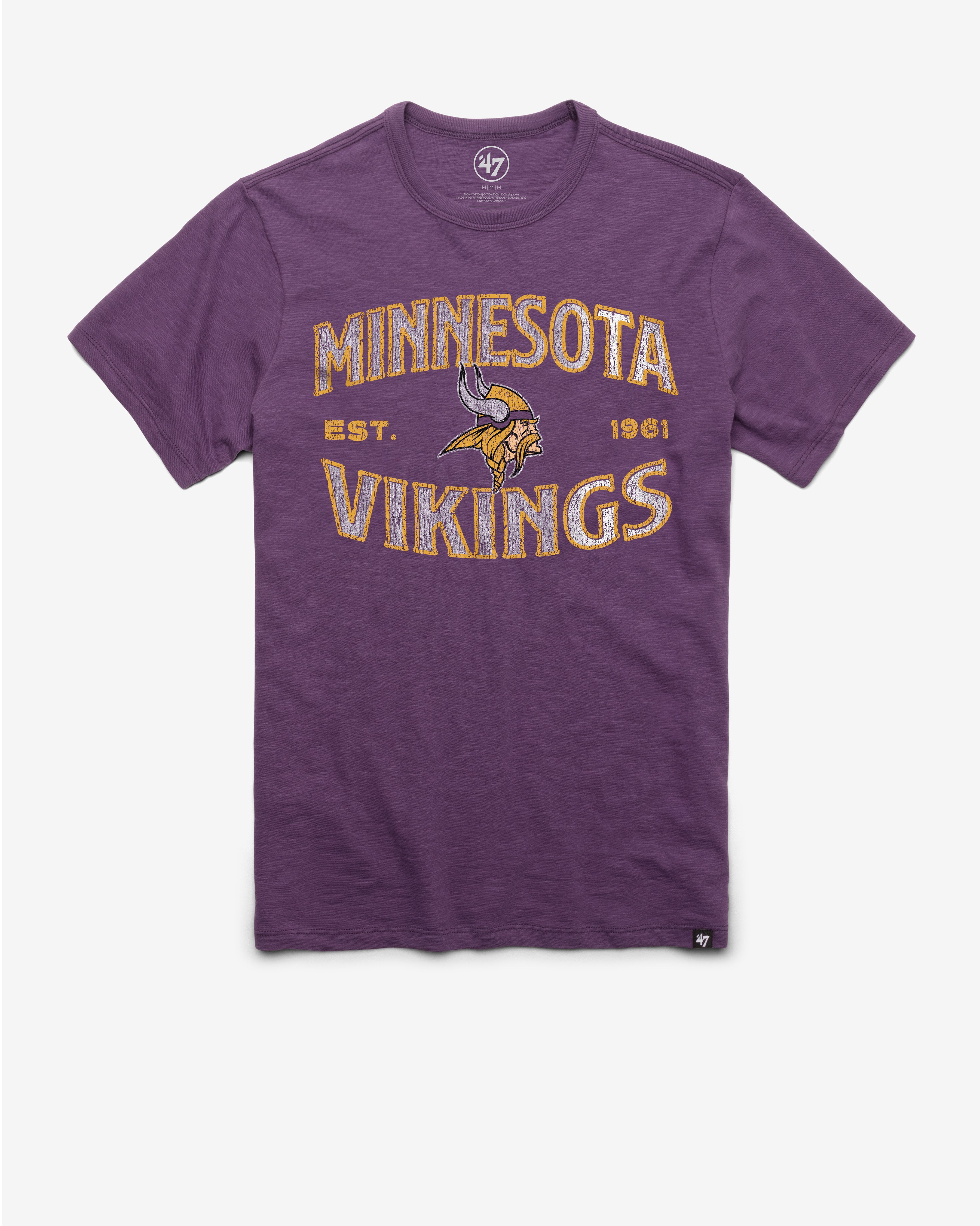 MINNESOTA VIKINGS OFFSETTER '47 SCRUM TEE