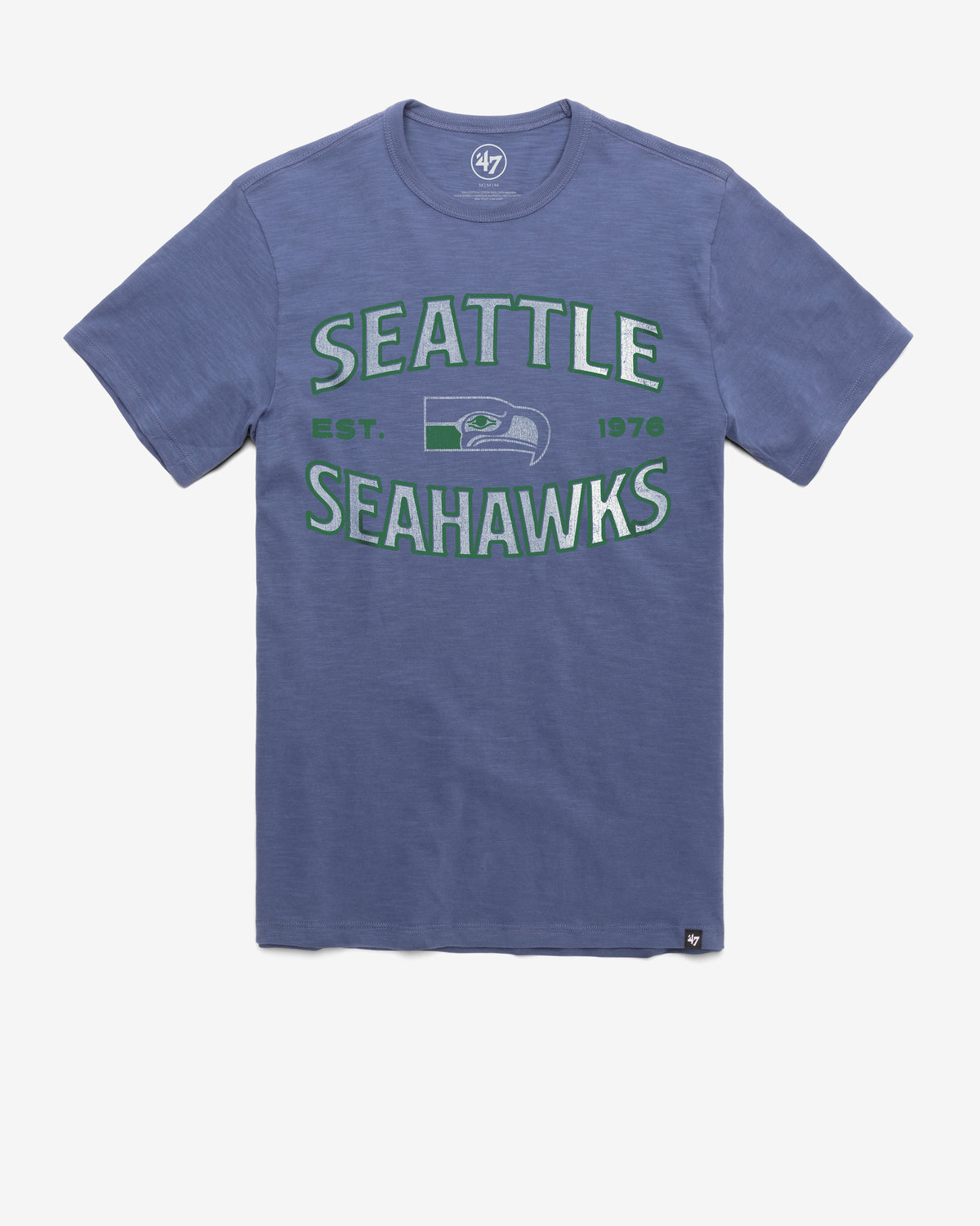 SEATTLE SEAHAWKS HISTORIC OFFSETTER '47 SCRUM TEE