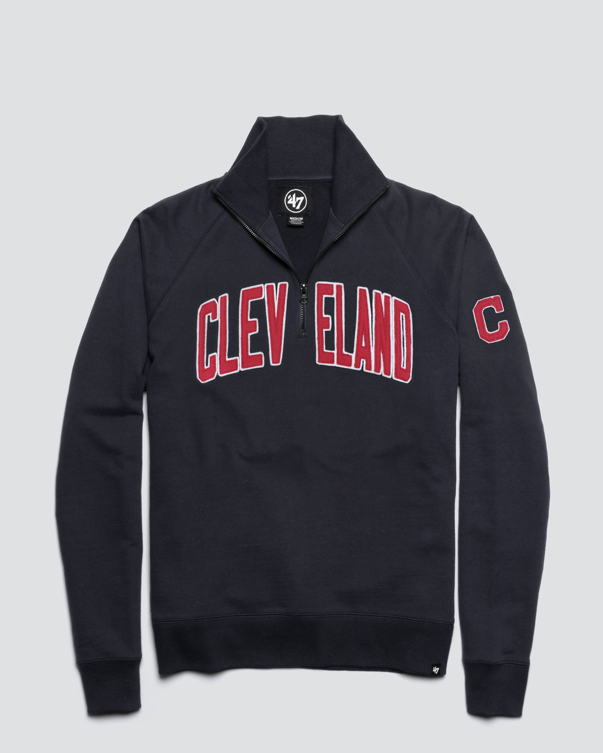 CLEVELAND GUARDIANS BANKS '47 HARRIS SCRIMMAGE 1/4 ZIP