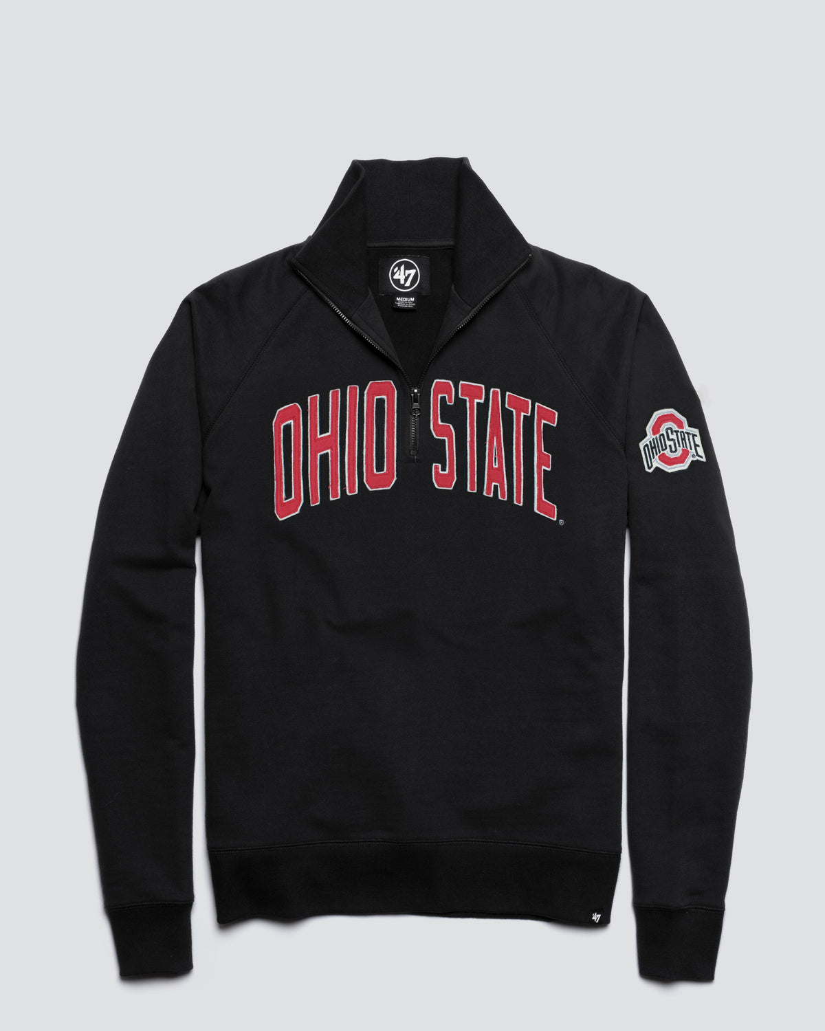 OHIO STATE BUCKEYES BANKS '47 HARRIS SCRIMMAGE 1/4 ZIP