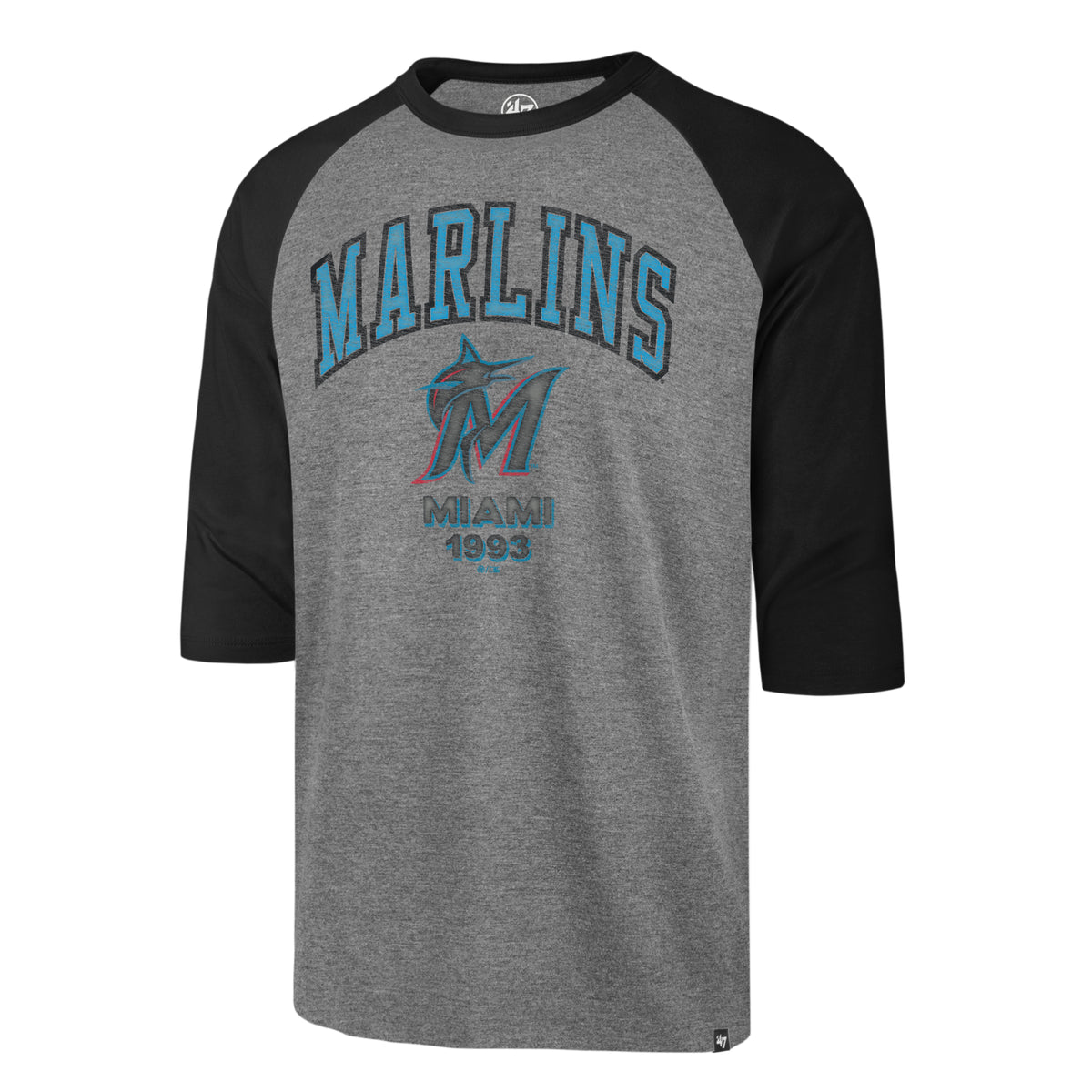 MIAMI MARLINS REGIME '47 FRANKLIN RAGLAN TEE