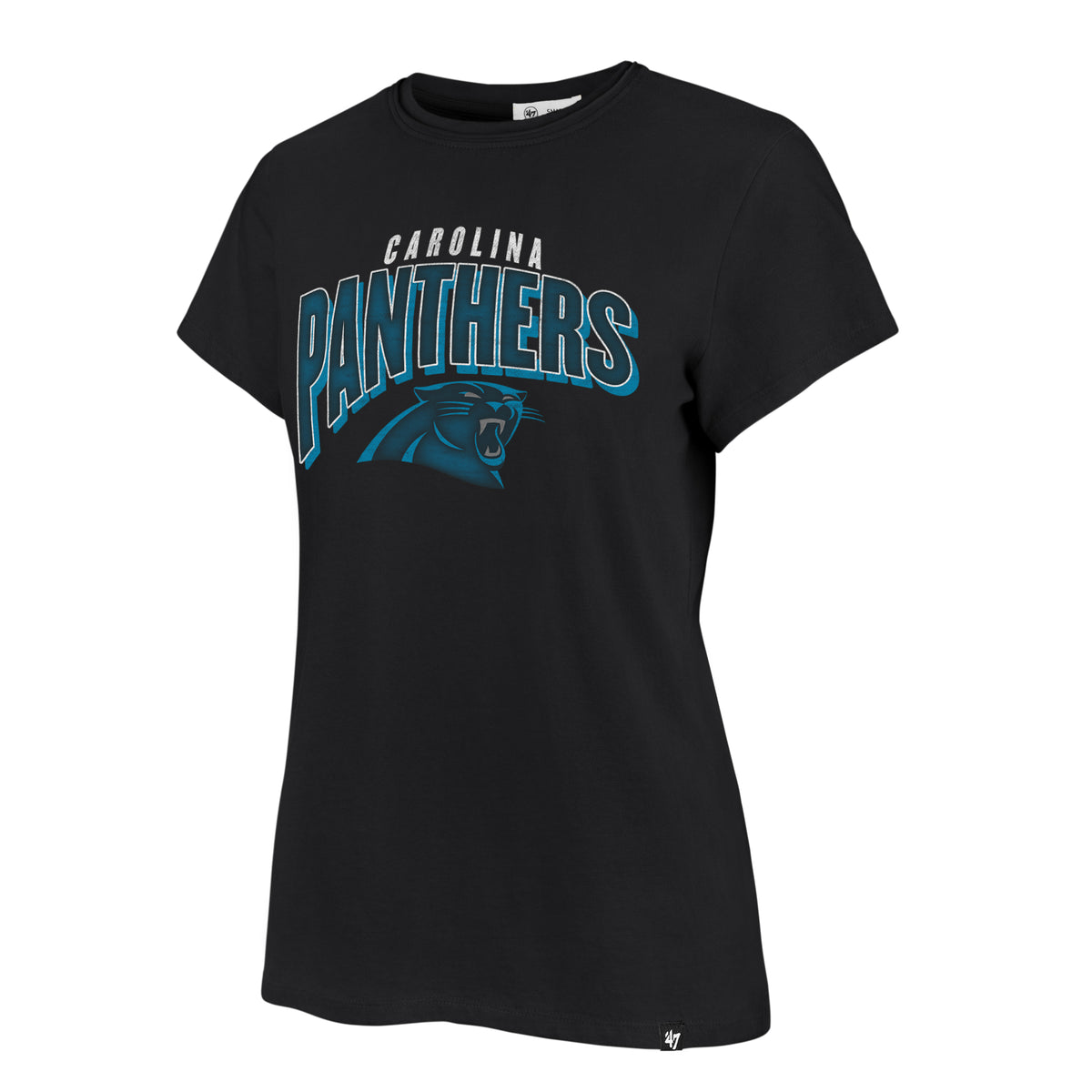 CAROLINA PANTHERS TREASURE '47 FRANKIE TEE WOMENS