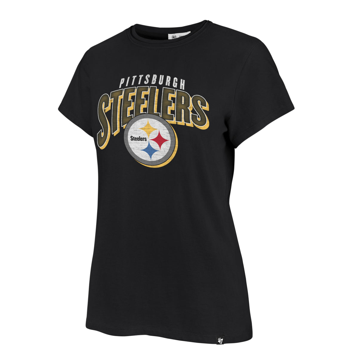 PITTSBURGH STEELERS TREASURE '47 FRANKIE TEE WOMENS