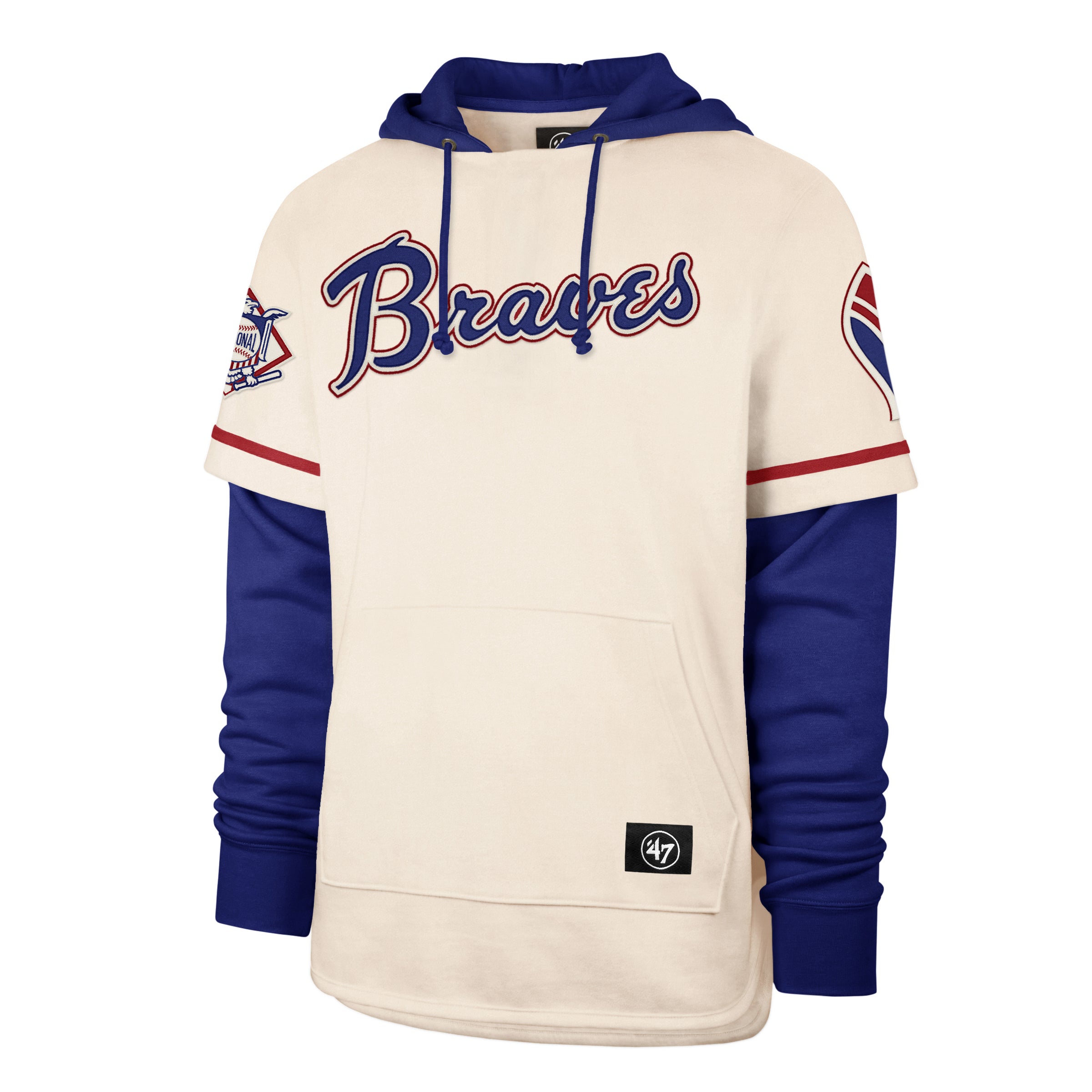 ATLANTA BRAVES COOPERSTOWN TRIFECTA '47 SHORTSTOP PULLOVER
