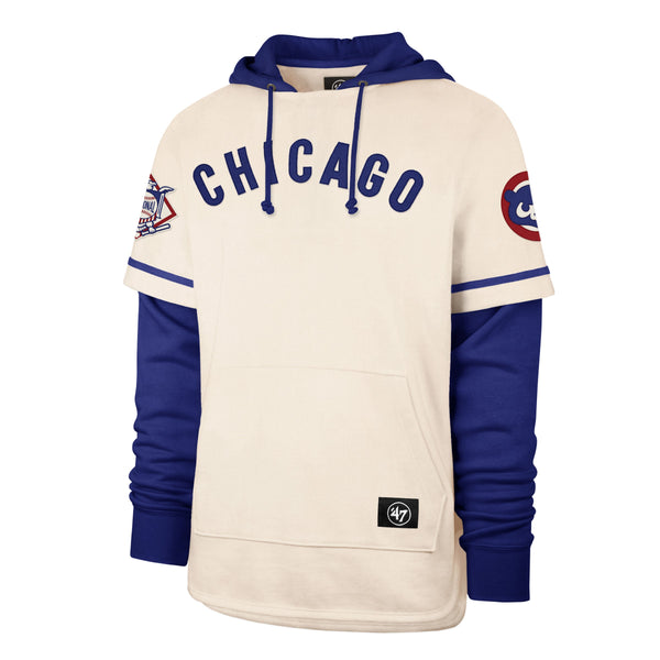Chicago Blackhawks '47 Superior Lacer Pullover Hoodie - Cream