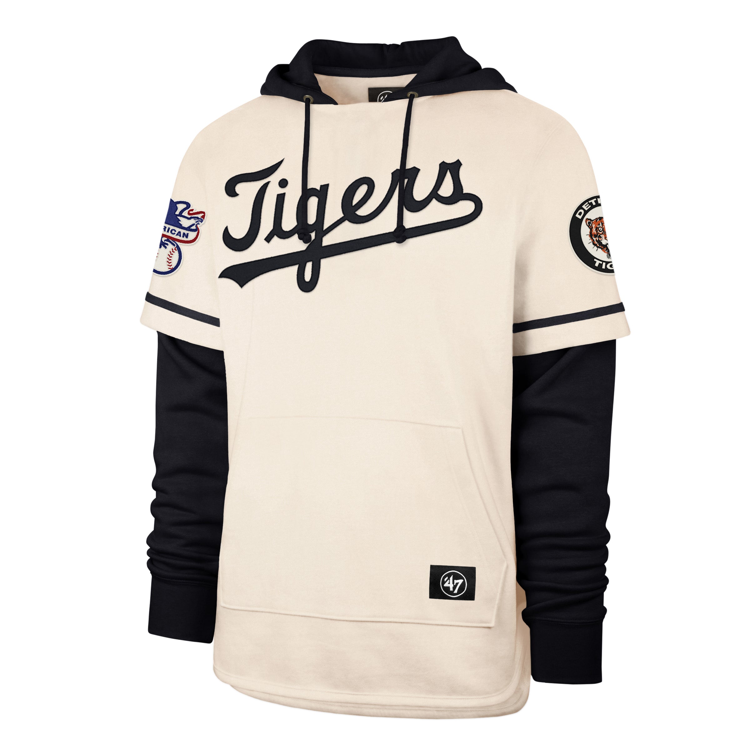 DETROIT TIGERS COOPERSTOWN TRIFECTA '47 SHORTSTOP PULLOVER