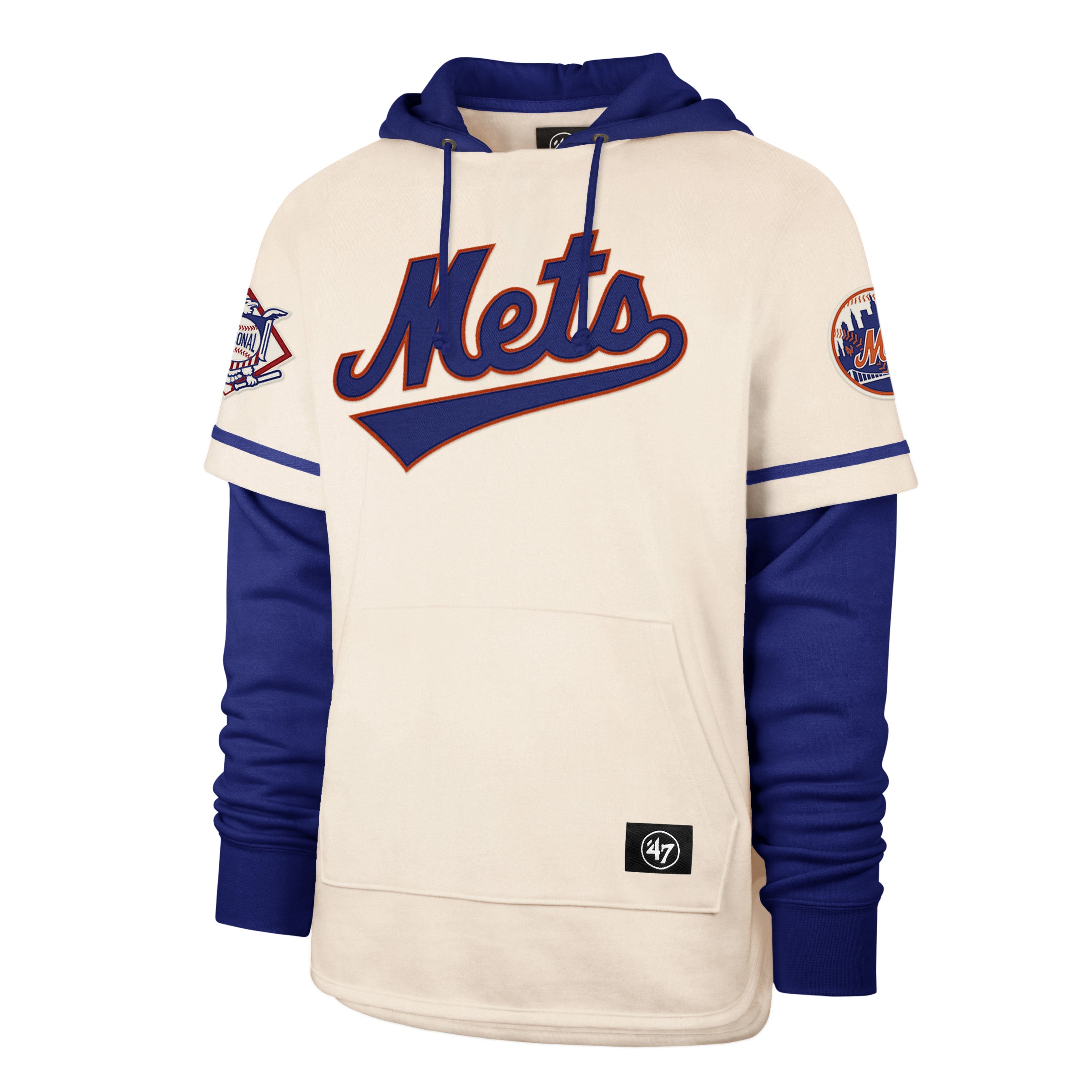 NEW YORK METS COOPERSTOWN TRIFECTA '47 SHORTSTOP PULLOVER
