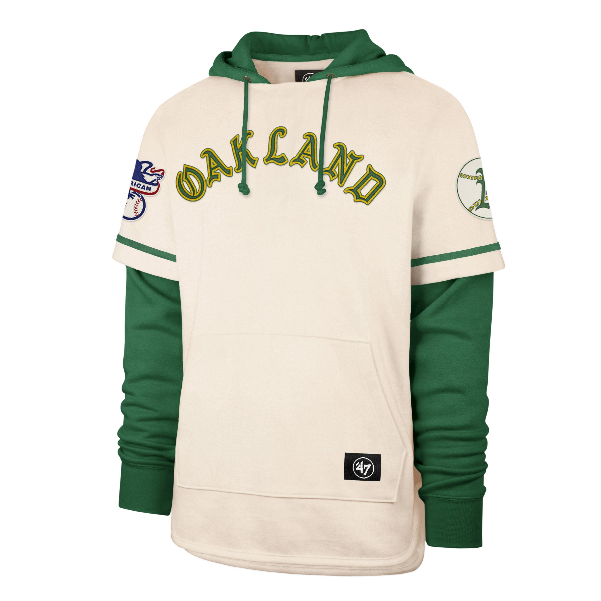 OAKLAND ATHLETICS COOPERSTOWN TRIFECTA '47 SHORTSTOP PULLOVER