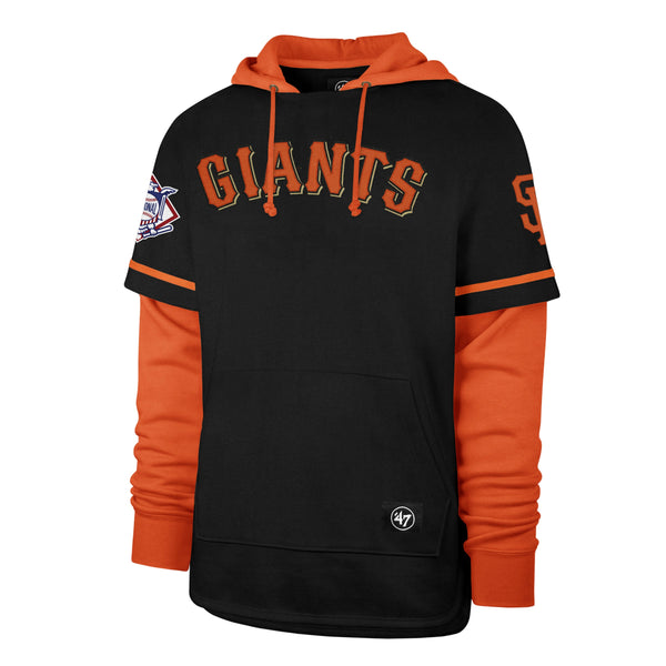 47 Brand Men's Black San Francisco Giants Bypass Tribeca Pullover Sweatshirt