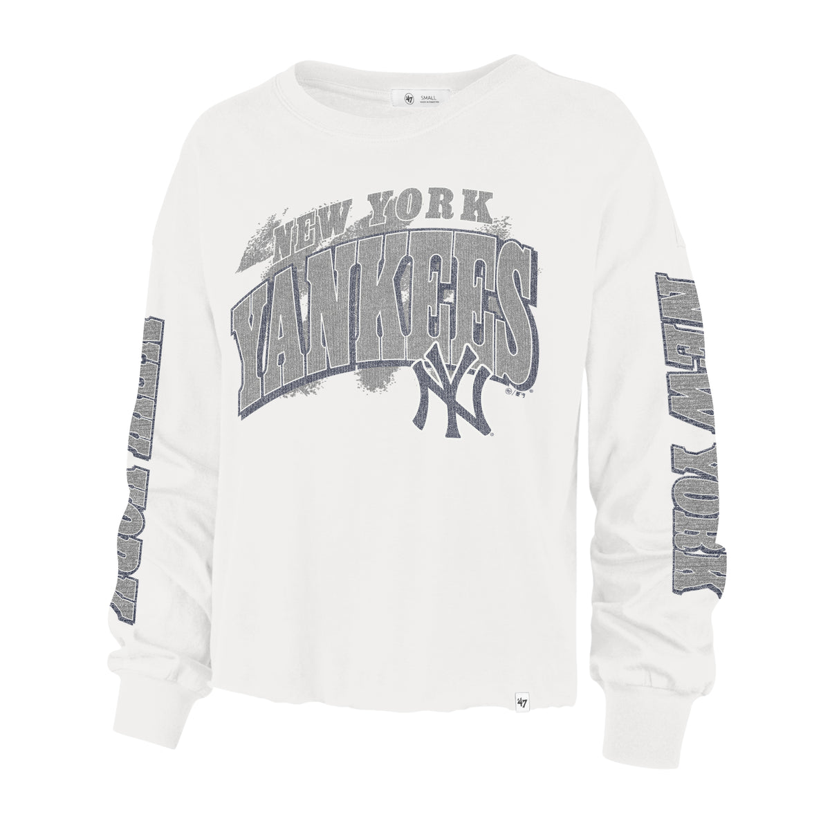NEW YORK YANKEES BRUSH BACK '47 PARKWAY LONG SLEEVE TEE WOMENS