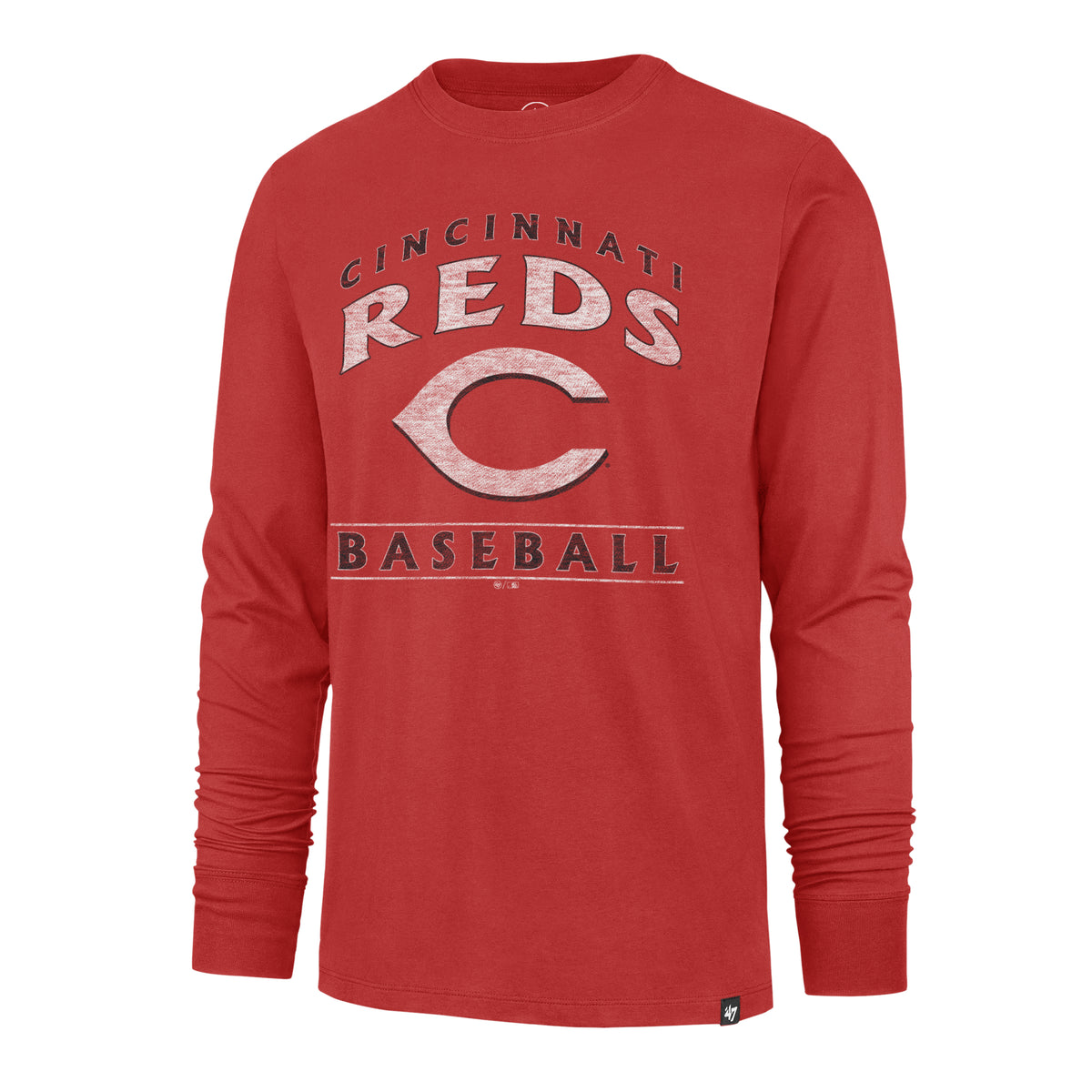 CINCINNATI REDS DISSIPATE '47 FRANKLIN LONG SLEEVE TEE