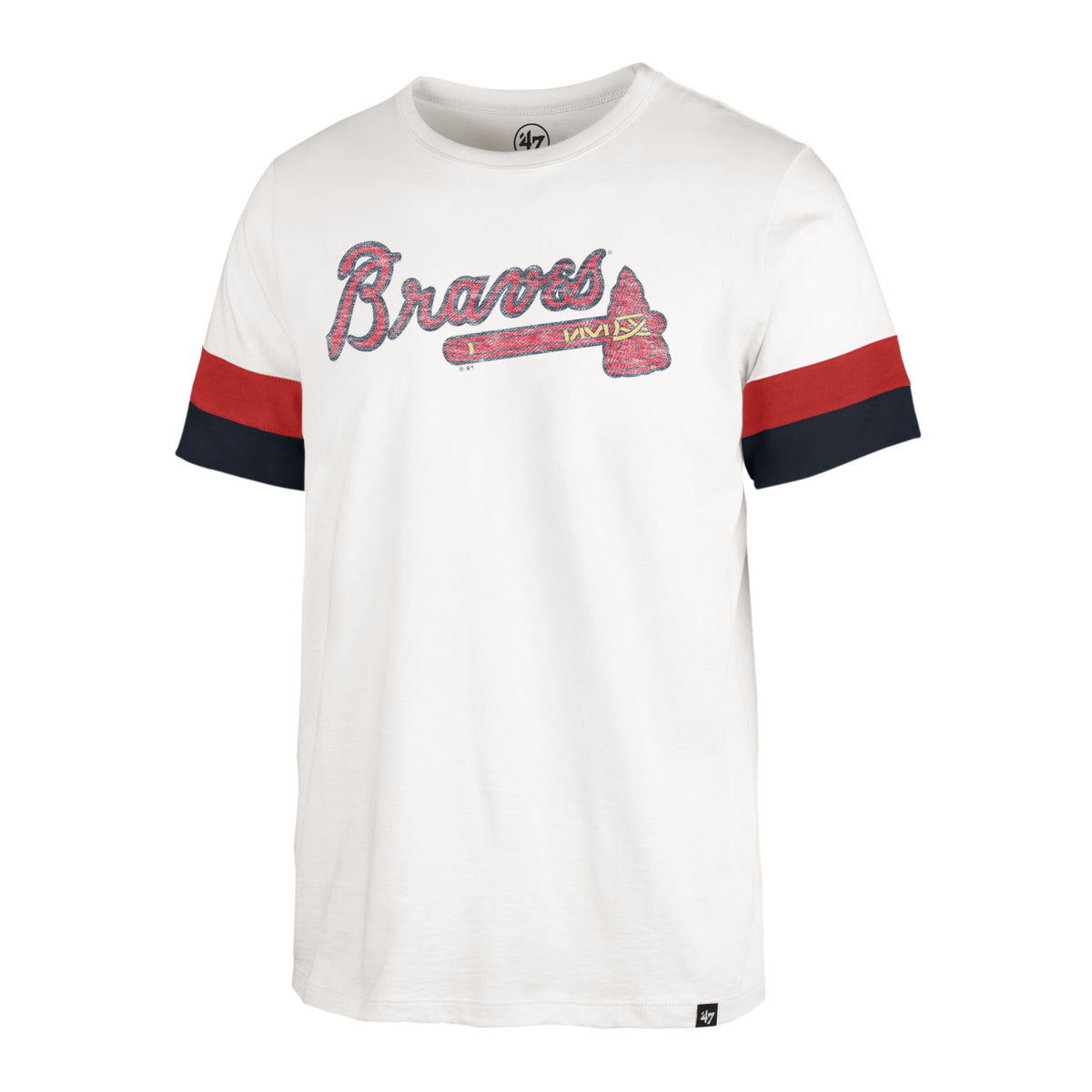 ATLANTA BRAVES PREMIER WORDMARK '47 WINSLOW TEE