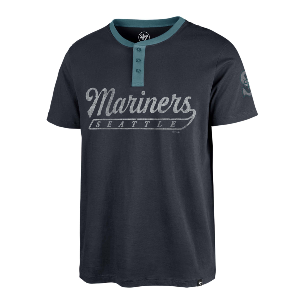 SEATTLE MARINERS WEST END '47 HENLEY TEE