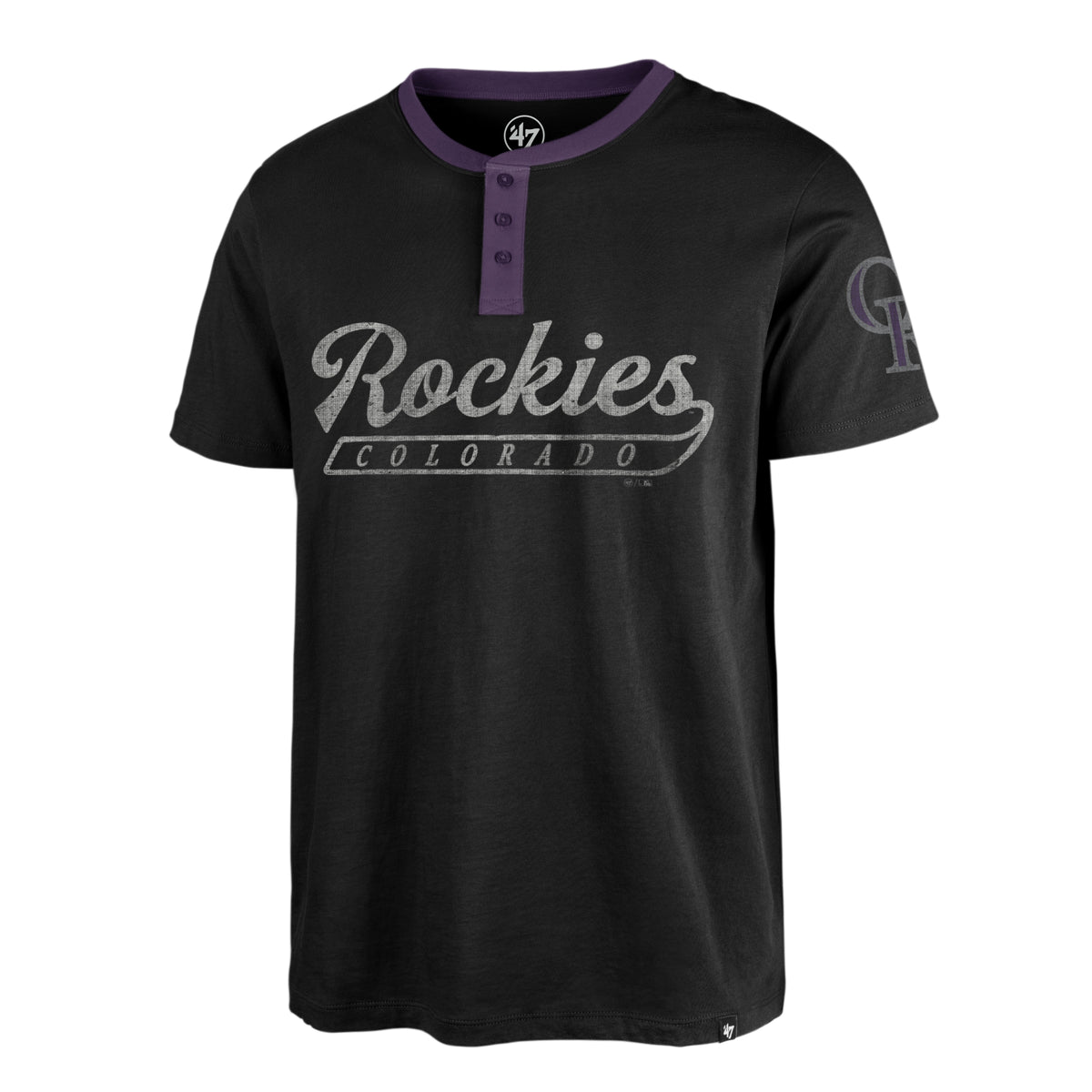 COLORADO ROCKIES WEST END '47 HENLEY TEE
