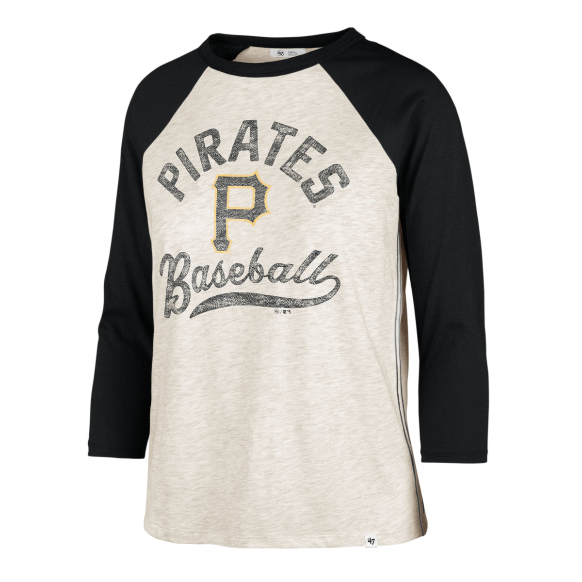 PITTSBURGH PIRATES RETRO DAZE '47 AVA RAGLAN WOMENS