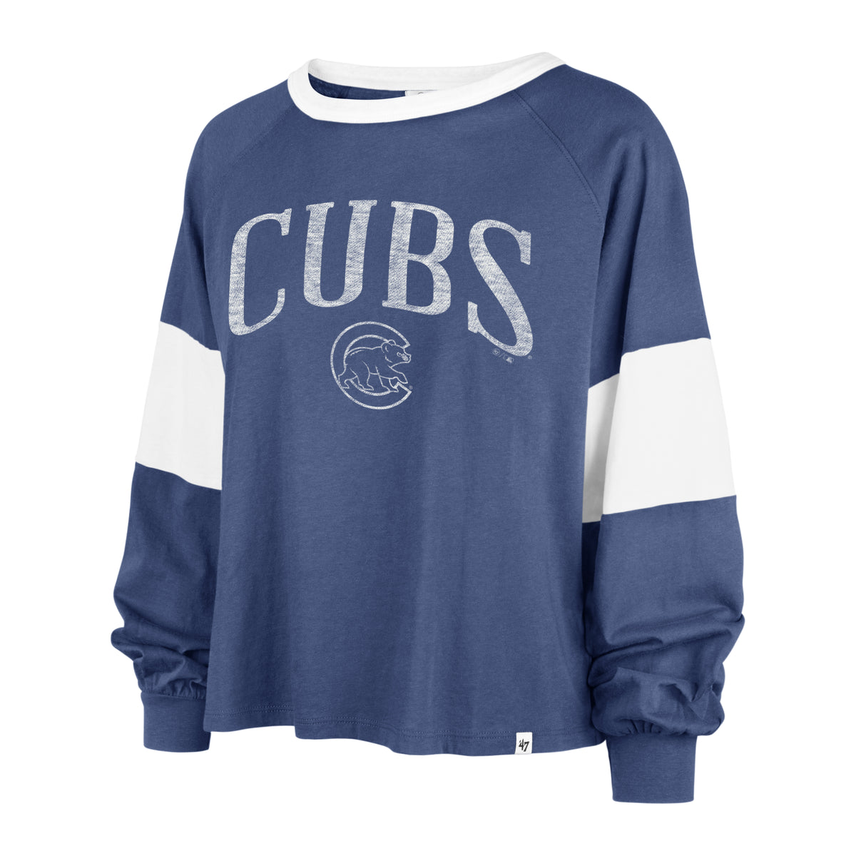 CHICAGO CUBS UPSIDE '47 RHEA LONG SLEEVE TEE WOMENS