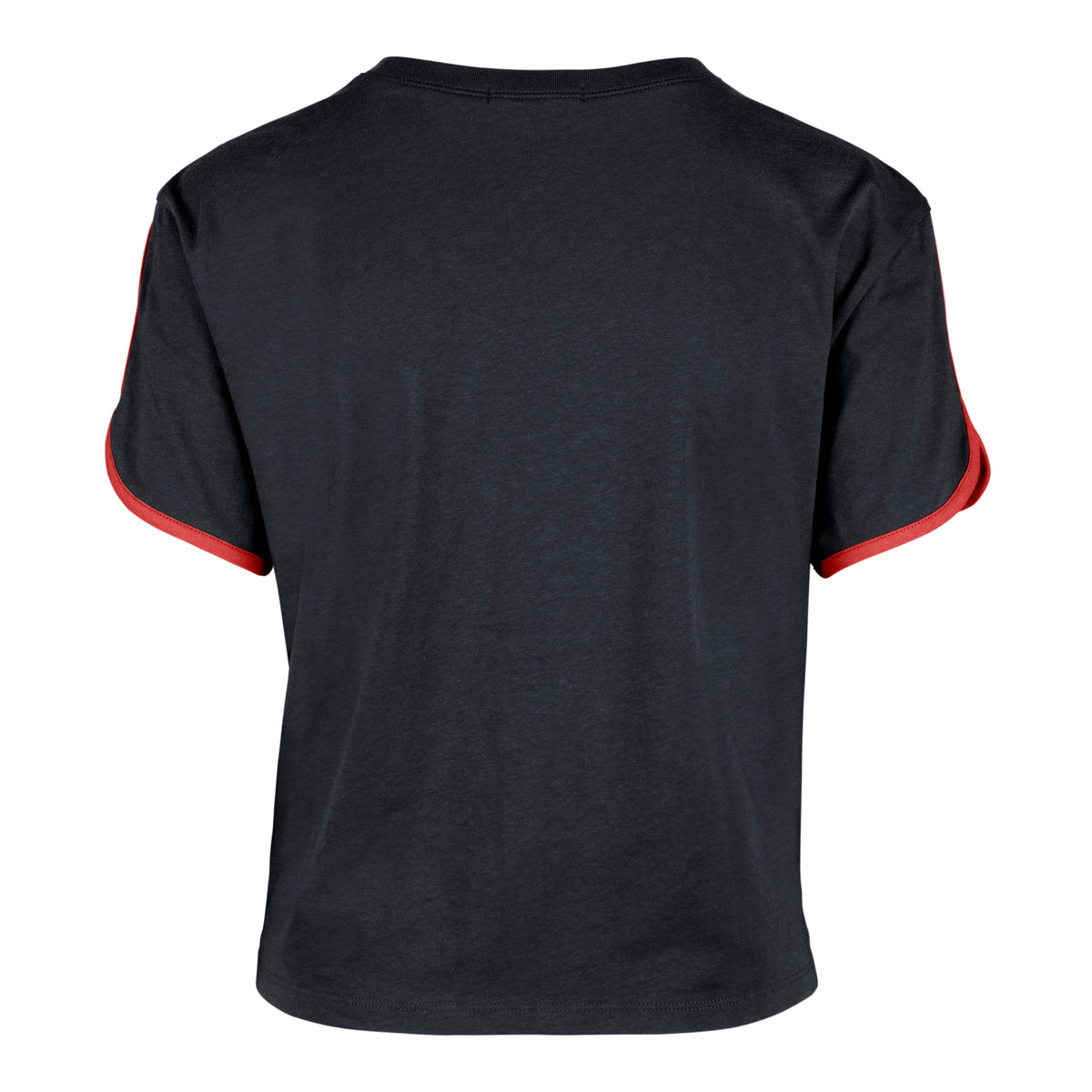 ATLANTA BRAVES PREMIER WORDMARK '47 DOLPHIN HEM CROP WOMENS