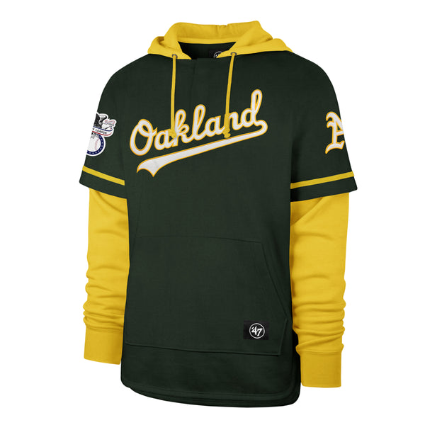 yellow oakland a's shirt