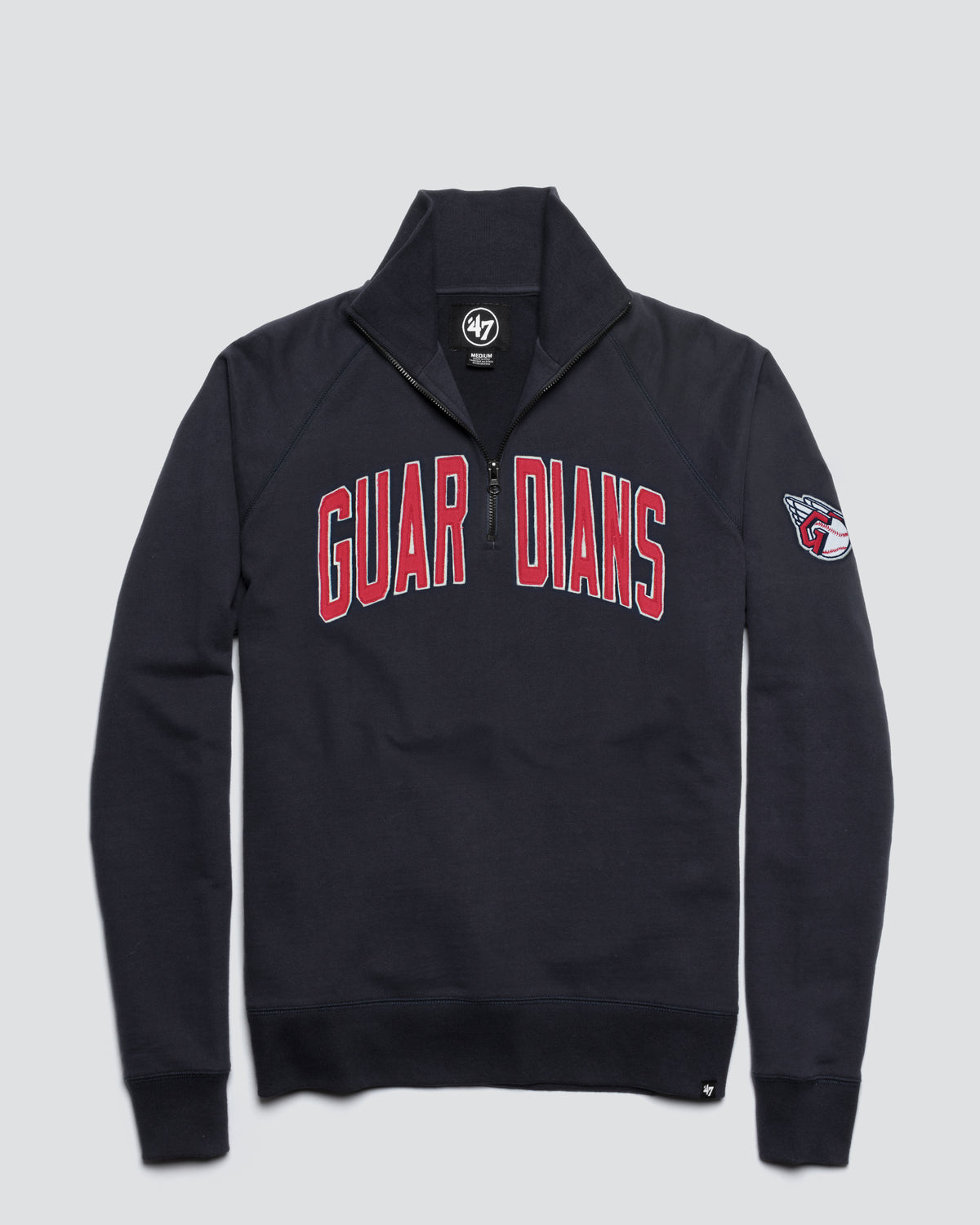 CLEVELAND GUARDIANS BANKS '47 HARRIS SCRIMMAGE 1/4 ZIP