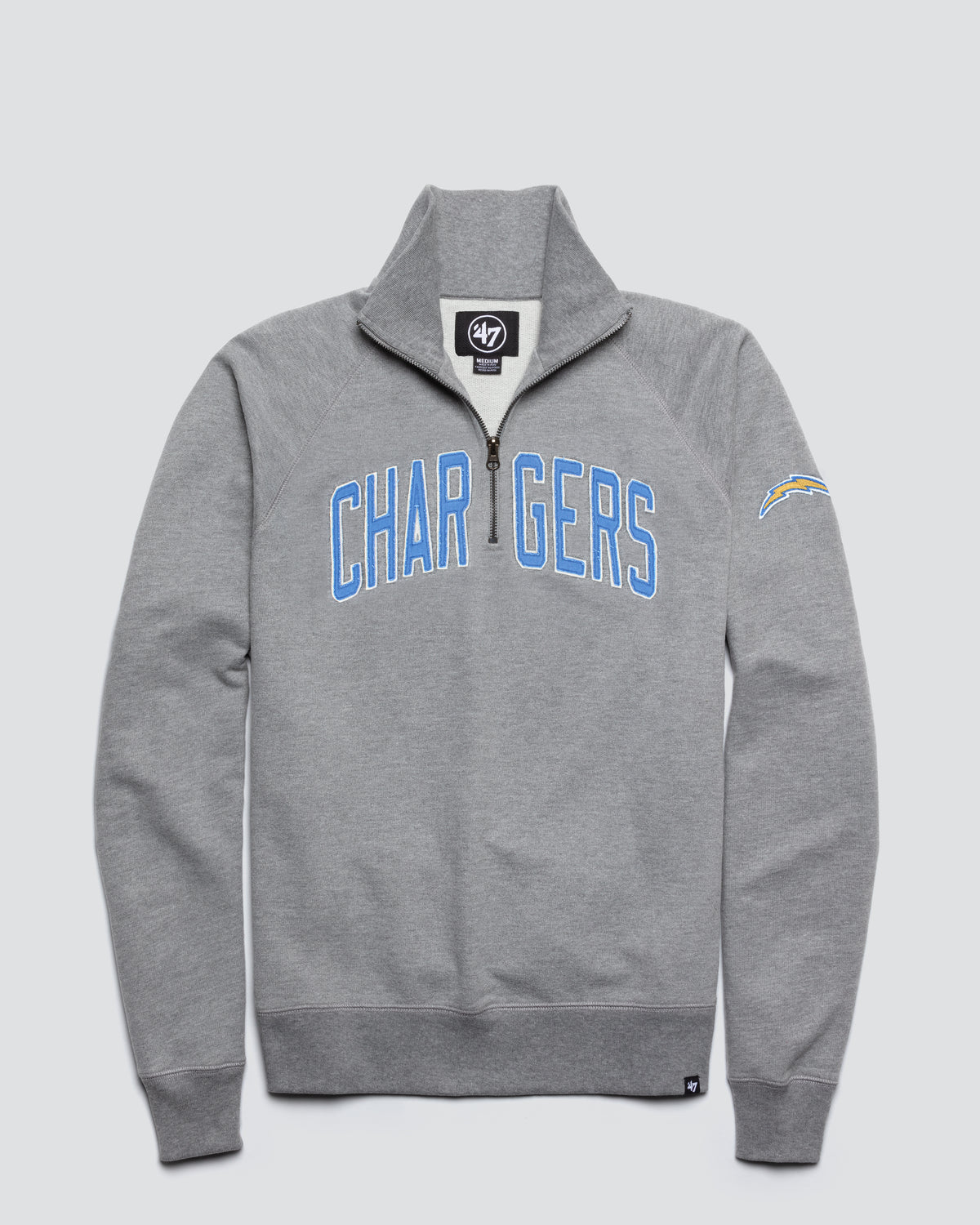 LOS ANGELES CHARGERS BANKS '47 HARRIS SCRIMMAGE 1/4 ZIP