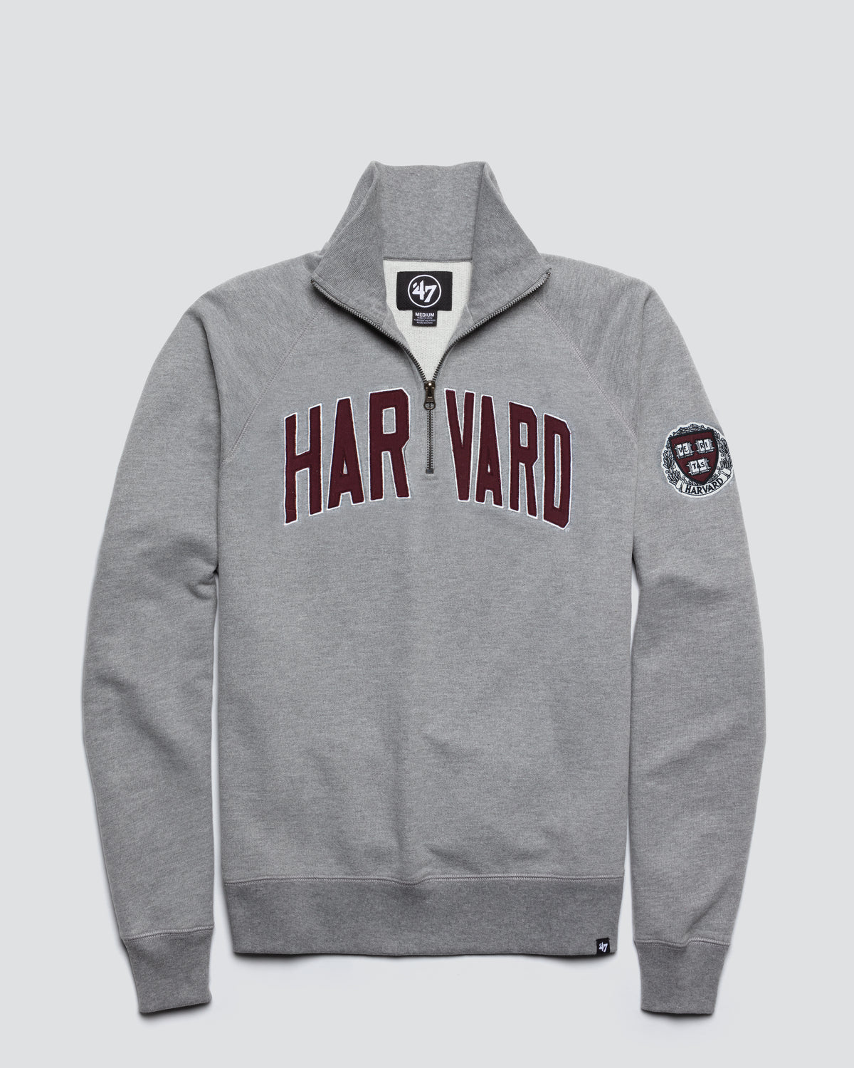 HARVARD CRIMSON BANKS '47 HARRIS SCRIMMAGE 1/4 ZIP