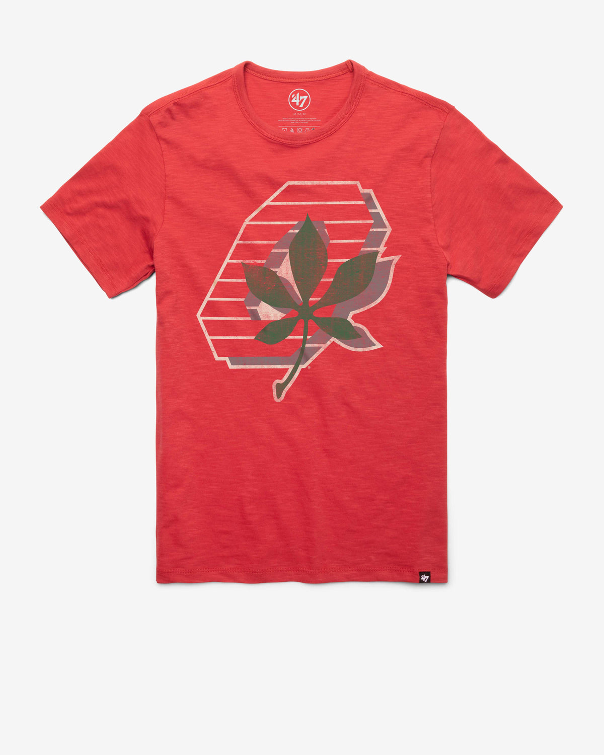 OHIO STATE BUCKEYES VINTAGE GRIT '47 SCRUM TEE