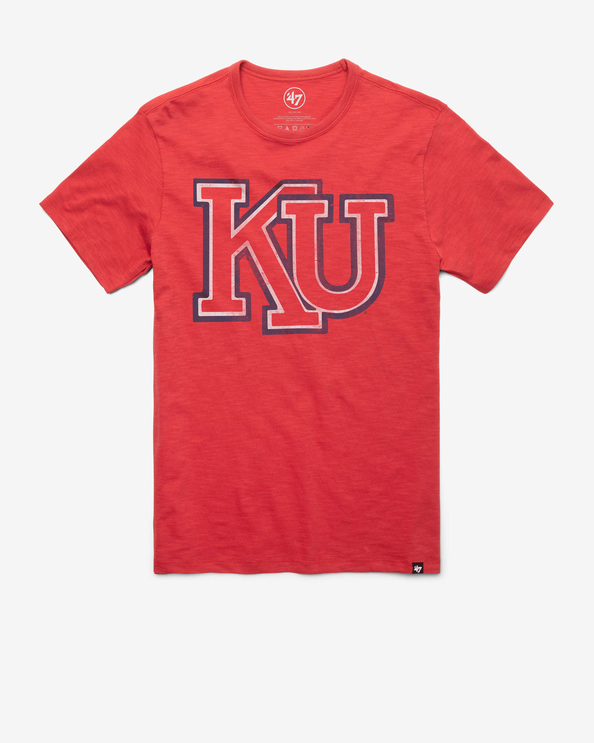 KANSAS JAYHAWKS VINTAGE GRIT '47 SCRUM TEE