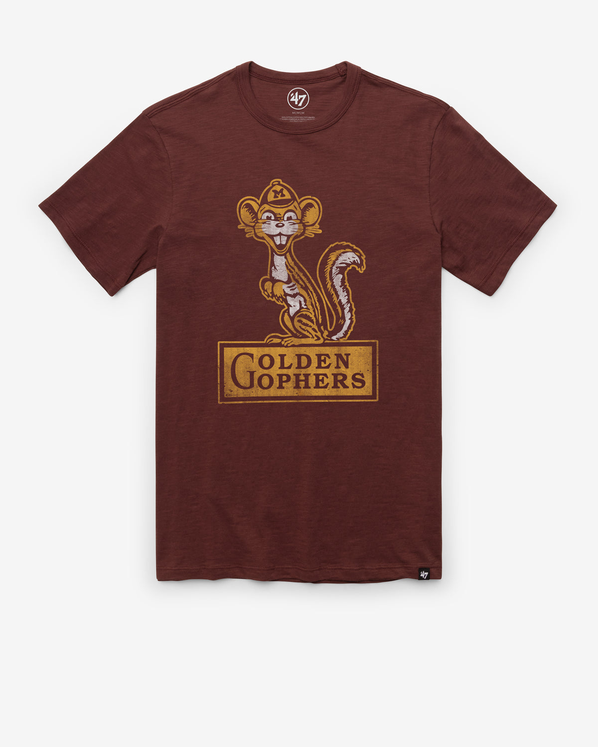 MINNESOTA GOLDEN GOPHERS VINTAGE GRIT '47 SCRUM TEE
