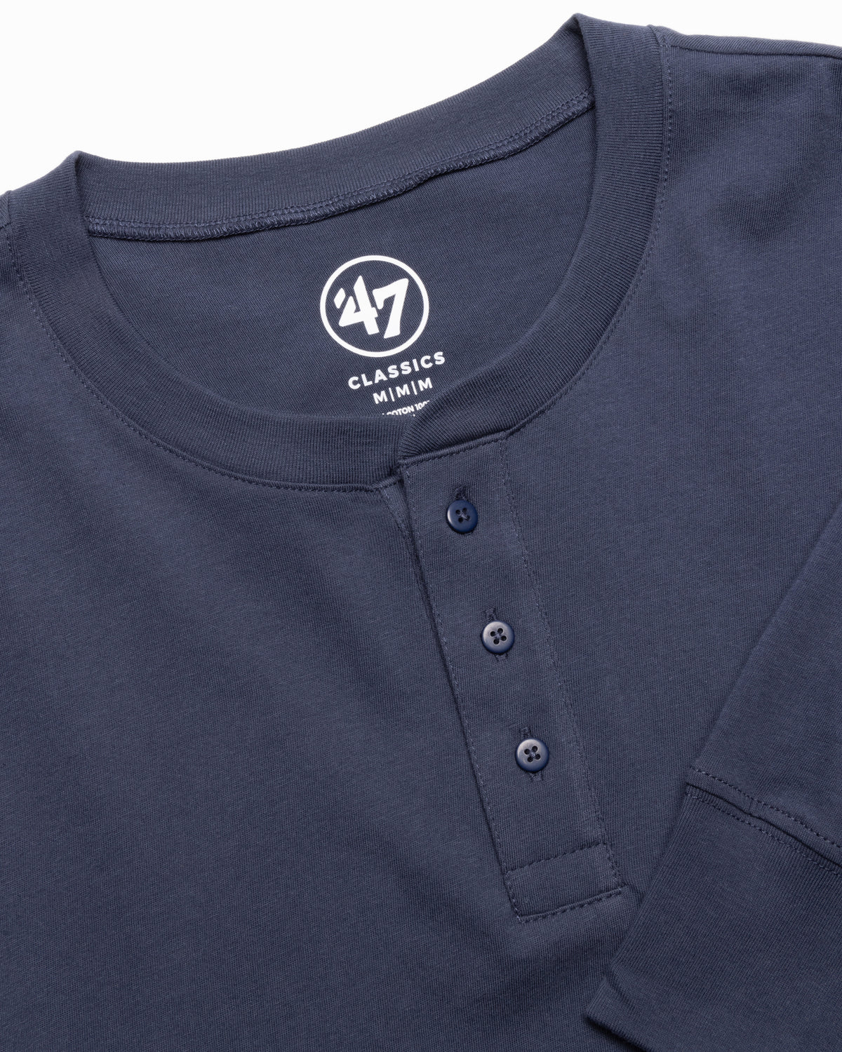 BLANK '47 FRANKLIN HENLEY LONG SLEEVE TEE
