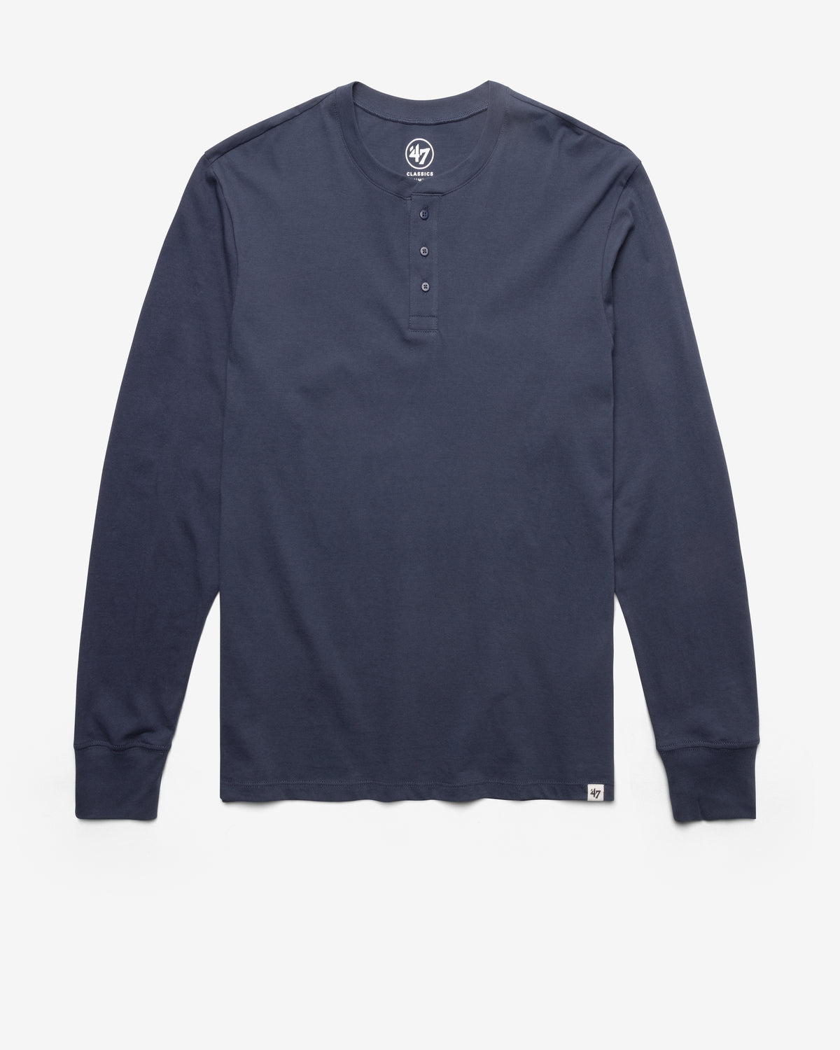 BLANK '47 FRANKLIN HENLEY LONG SLEEVE TEE