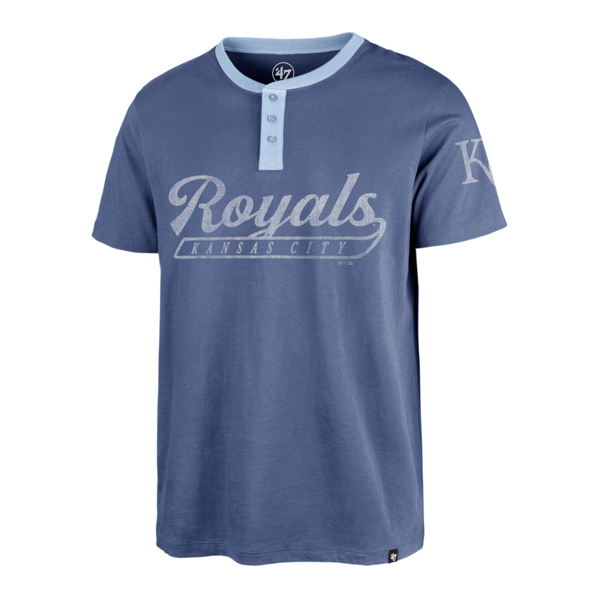 KANSAS CITY ROYALS WEST END '47 HENLEY TEE