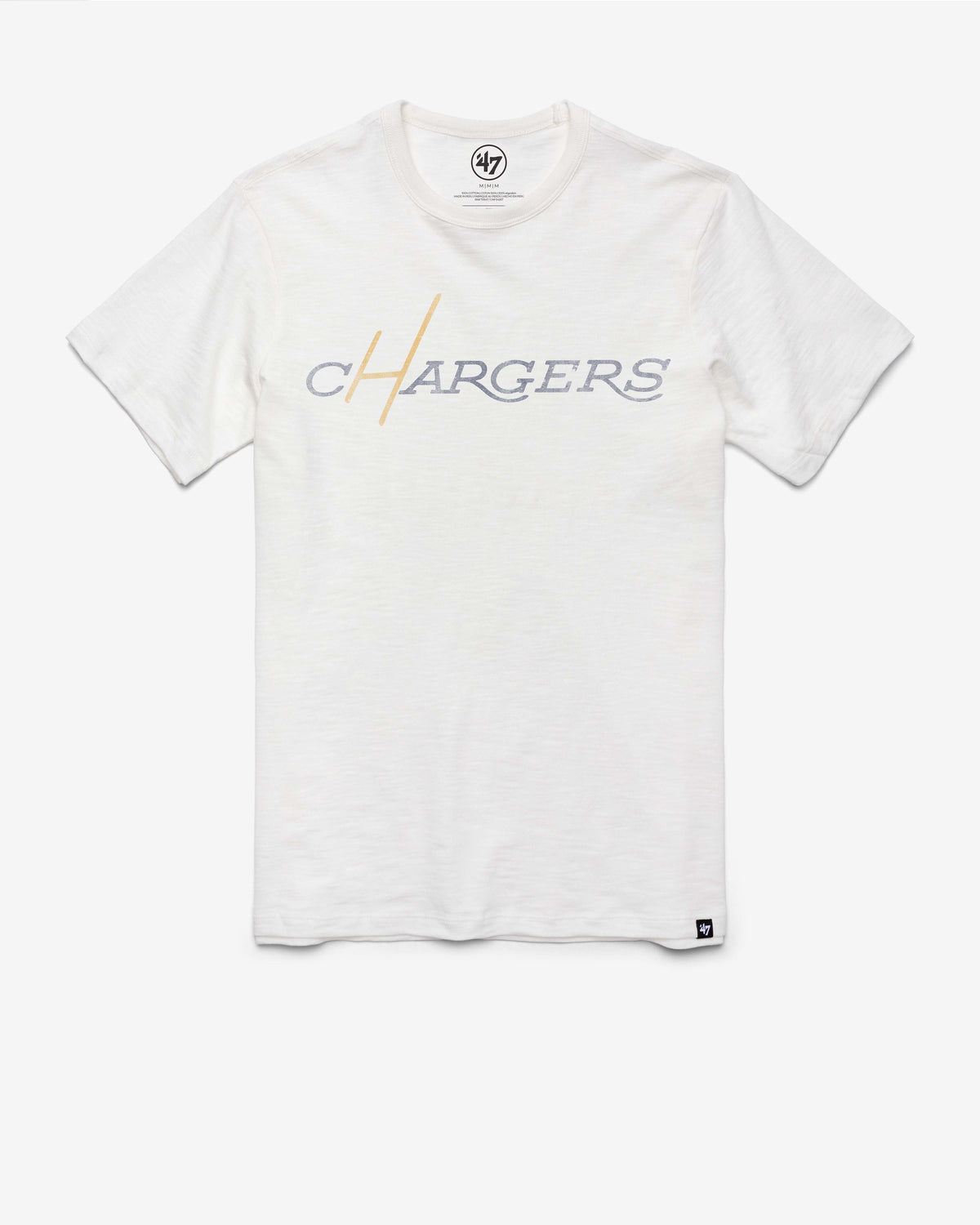 LOS ANGELES CHARGERS HISTORIC GRIT VINTAGE '47 SCRUM TEE