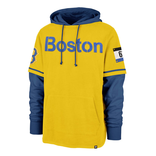 MLB Boston Red Sox Gold 2021 City Connect Hoodie