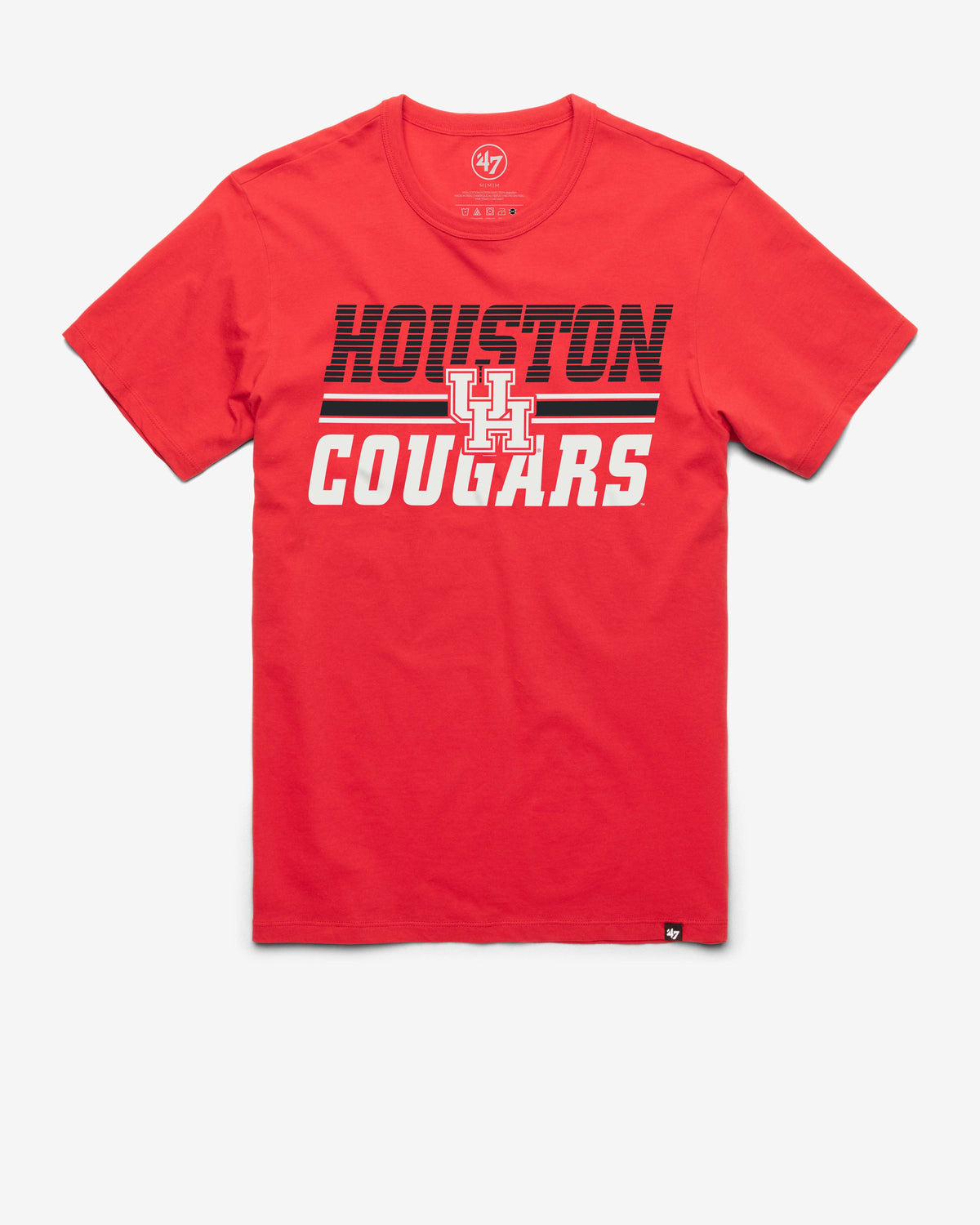HOUSTON COUGARS RUN THRU '47 FRANKLIN TEE