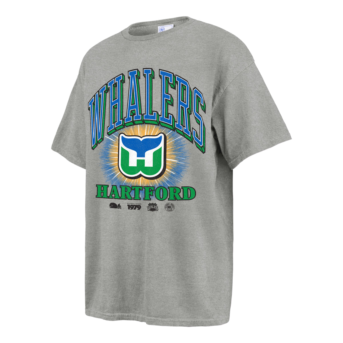 HARTFORD WHALERS VINTAGE '47 TUBULAR BOYFRIEND TEE WOMENS