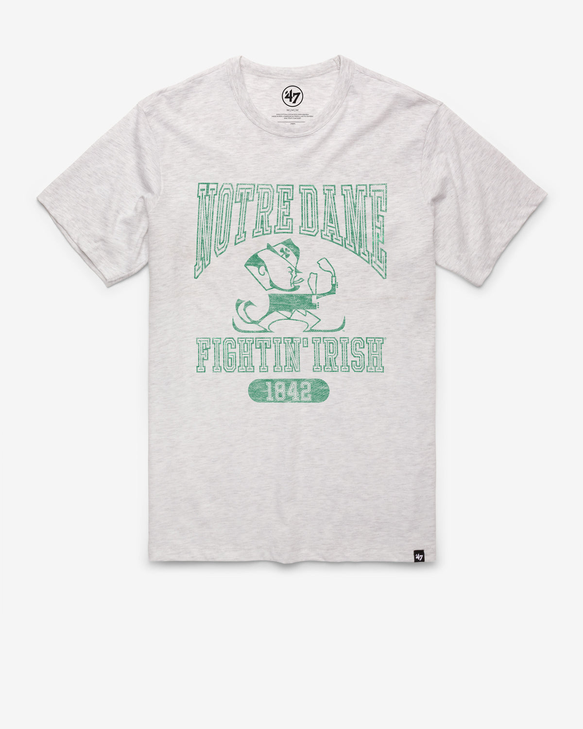 NOTRE DAME FIGHTING IRISH VINTAGE LINE PRESS '47 FRANKLIN TEE