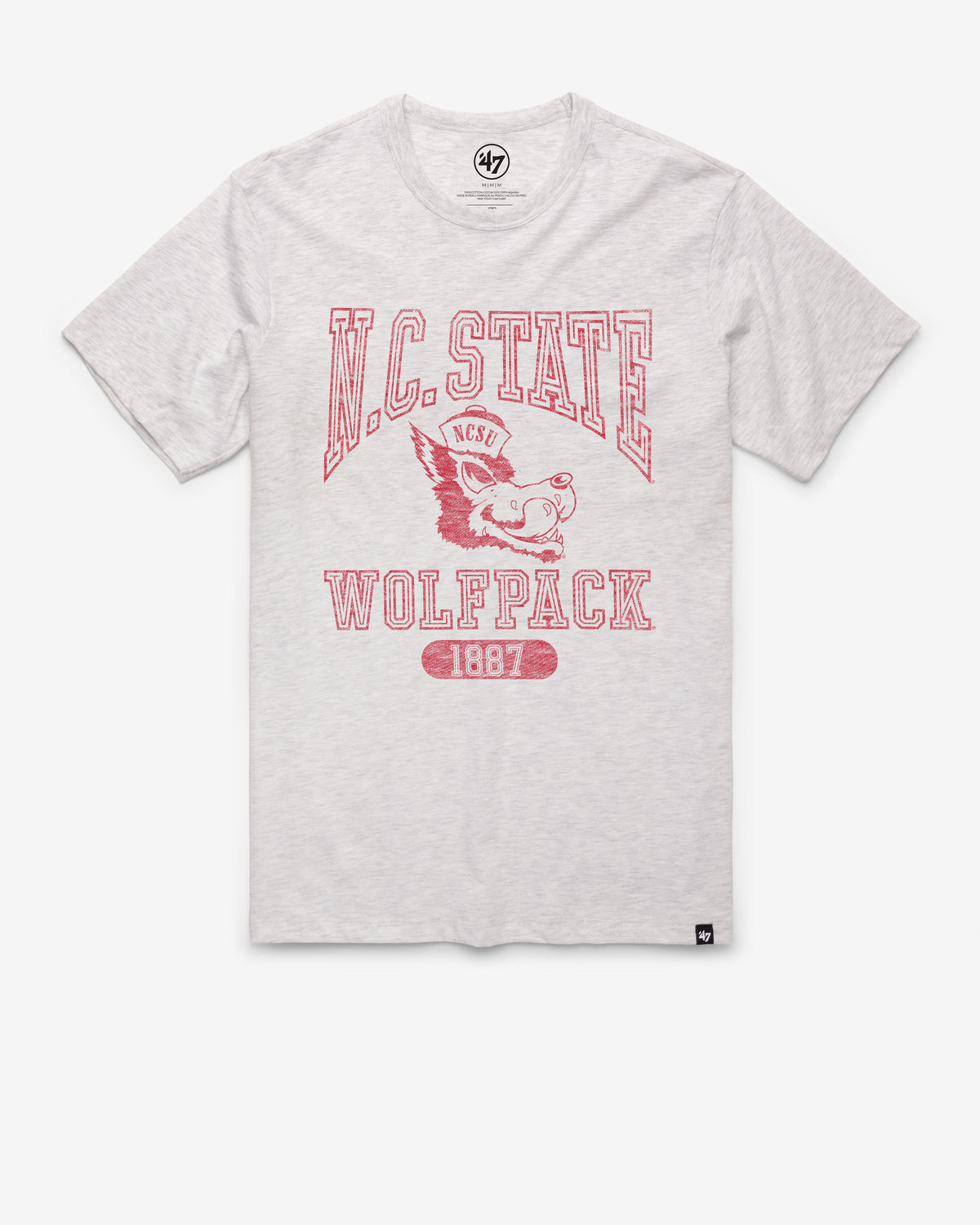 NORTH CAROLINA STATE WOLFPACK VINTAGE LINE PRESS '47 FRANKLIN TEE
