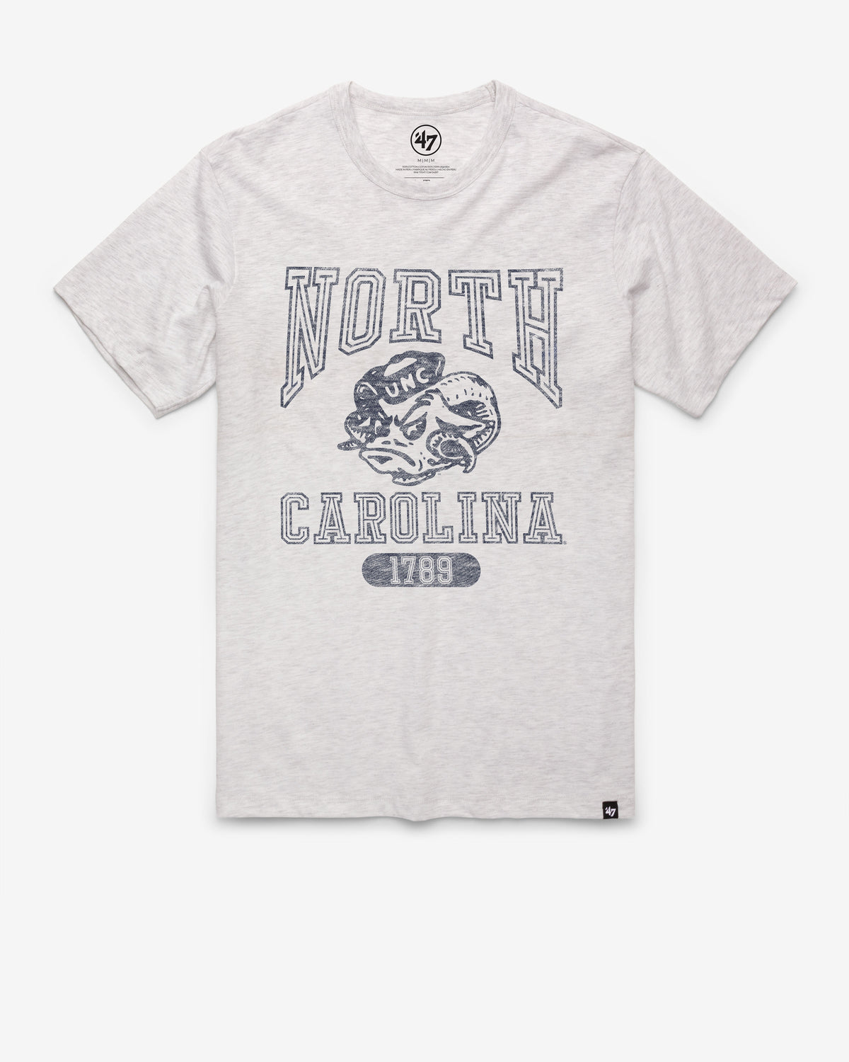 NORTH CAROLINA TAR HEELS UNC VINTAGE LINE PRESS '47 FRANKLIN TEE