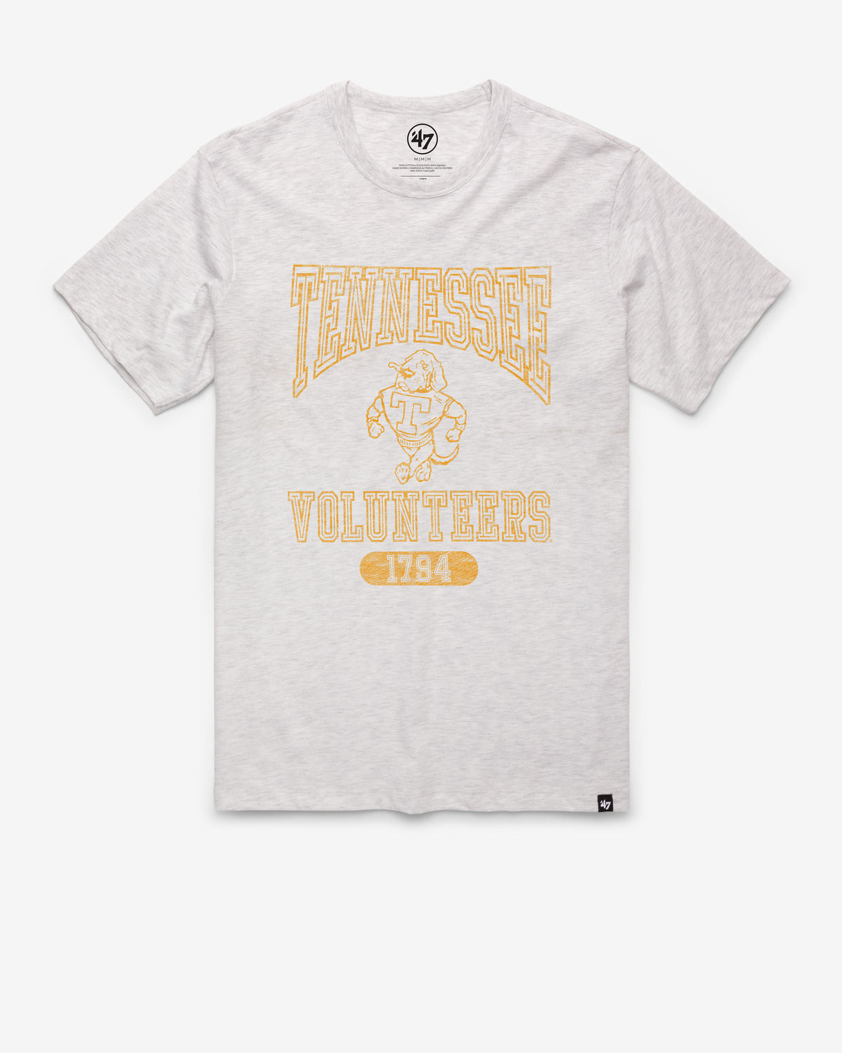 TENNESSEE VOLUNTEERS VINTAGE LINE PRESS '47 FRANKLIN TEE