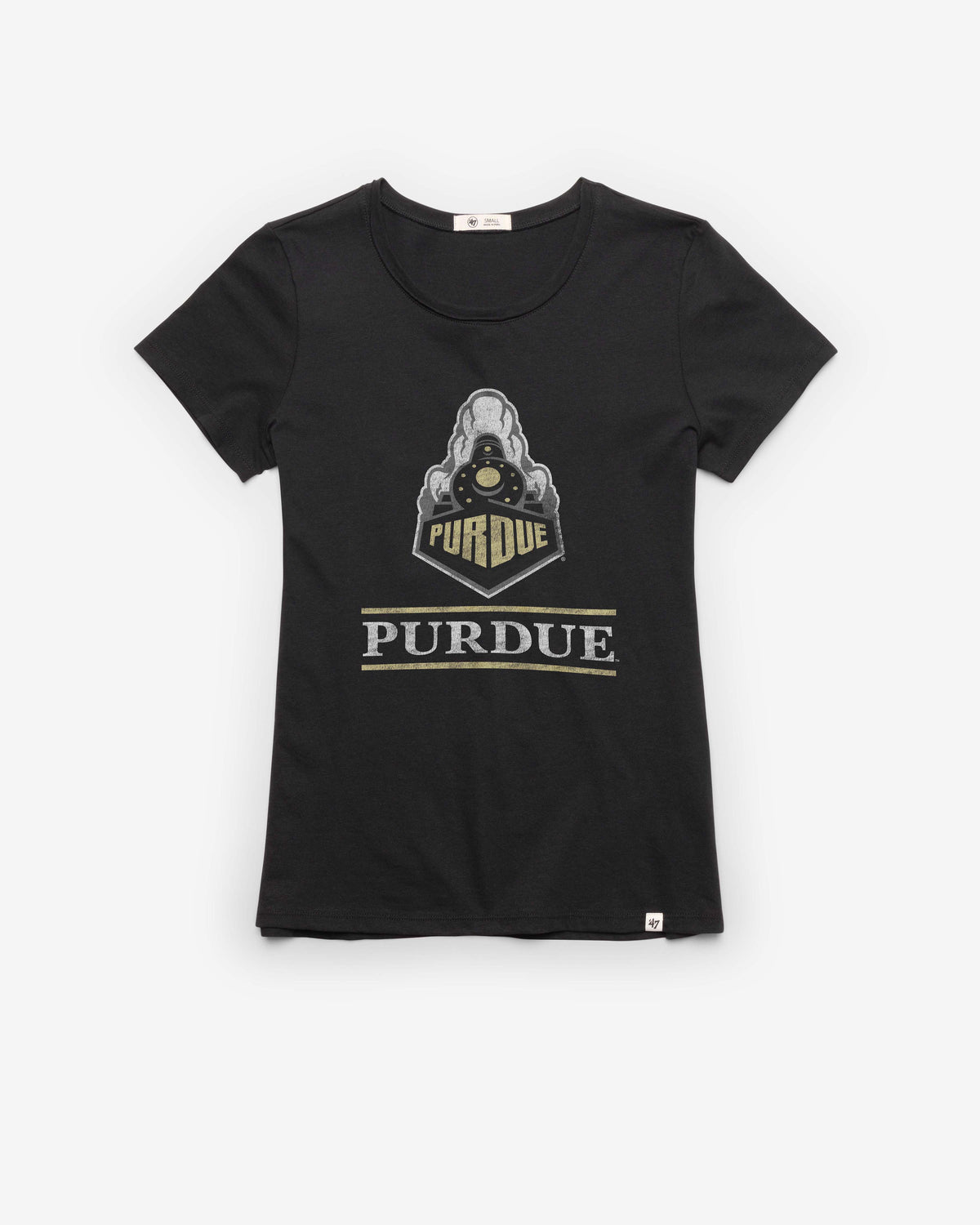 PURDUE BOILERMAKERS FINELINE '47 FRANKIE TEE WOMENS