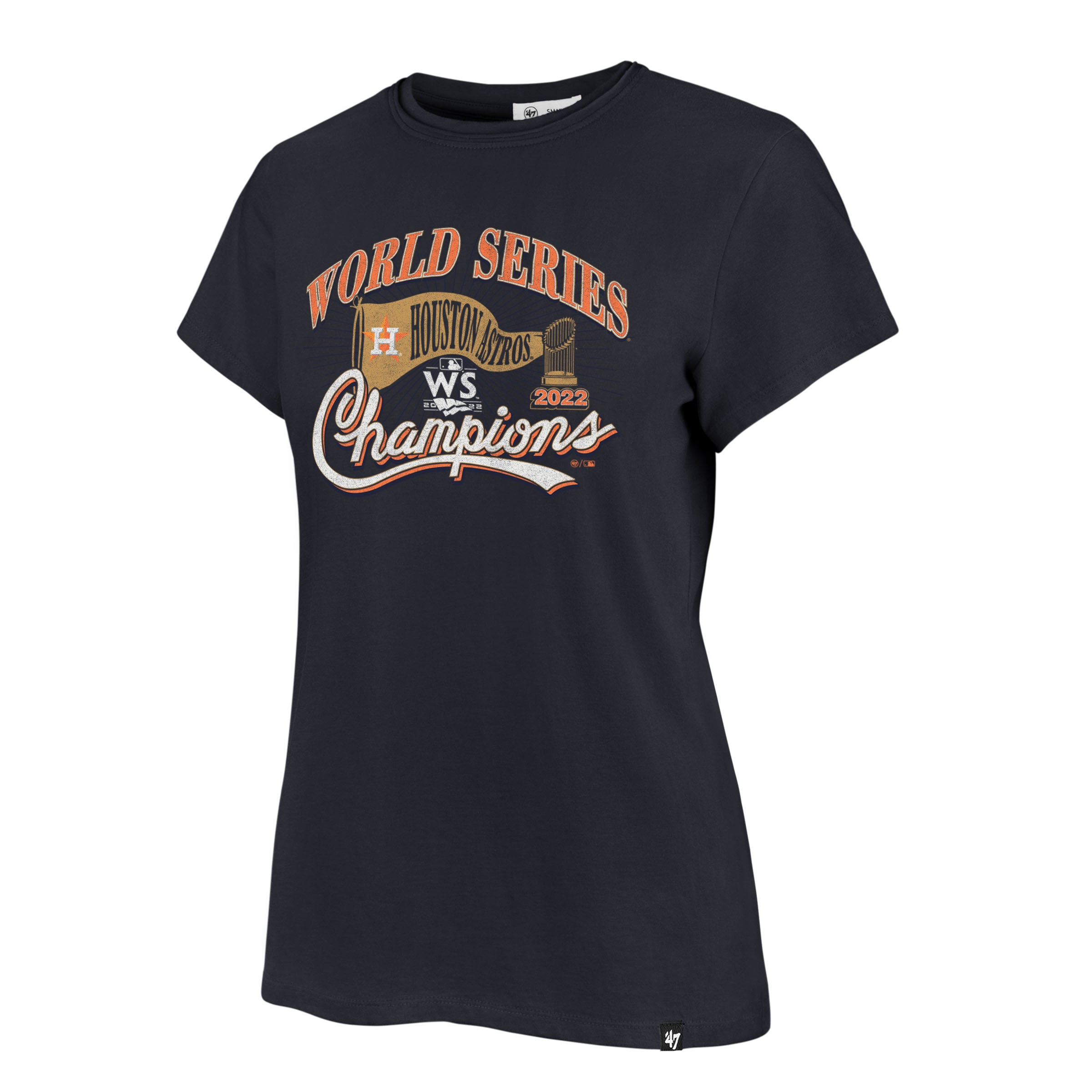 HOUSTON ASTROS 2022 WORLD SERIES CHAMPS '47 FRANKIE TEE WOMENS