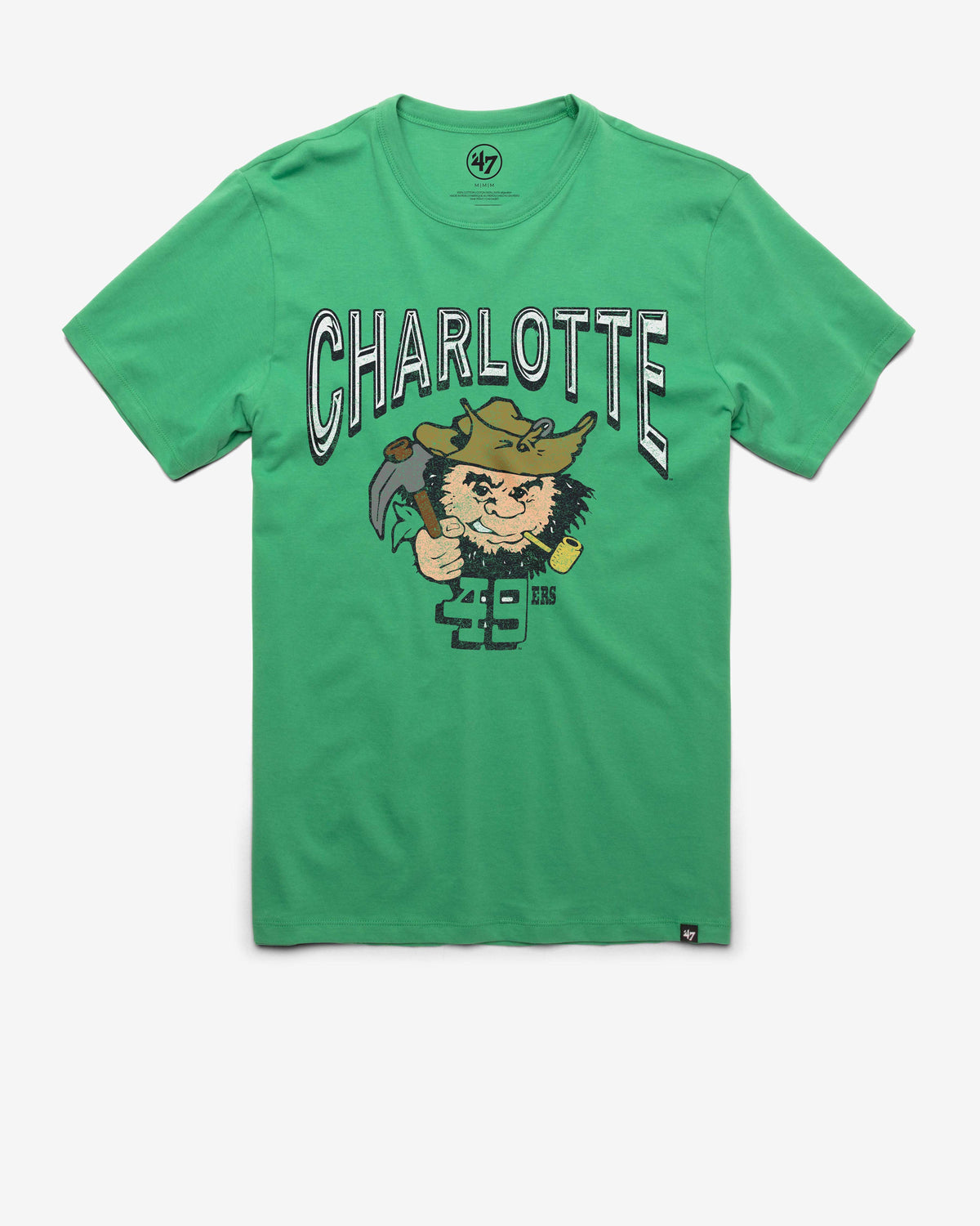 NORTH CAROLINA AT CHARLOTTE 49ERS VINTAGE FAN OUT '47 FRANKLIN TEE