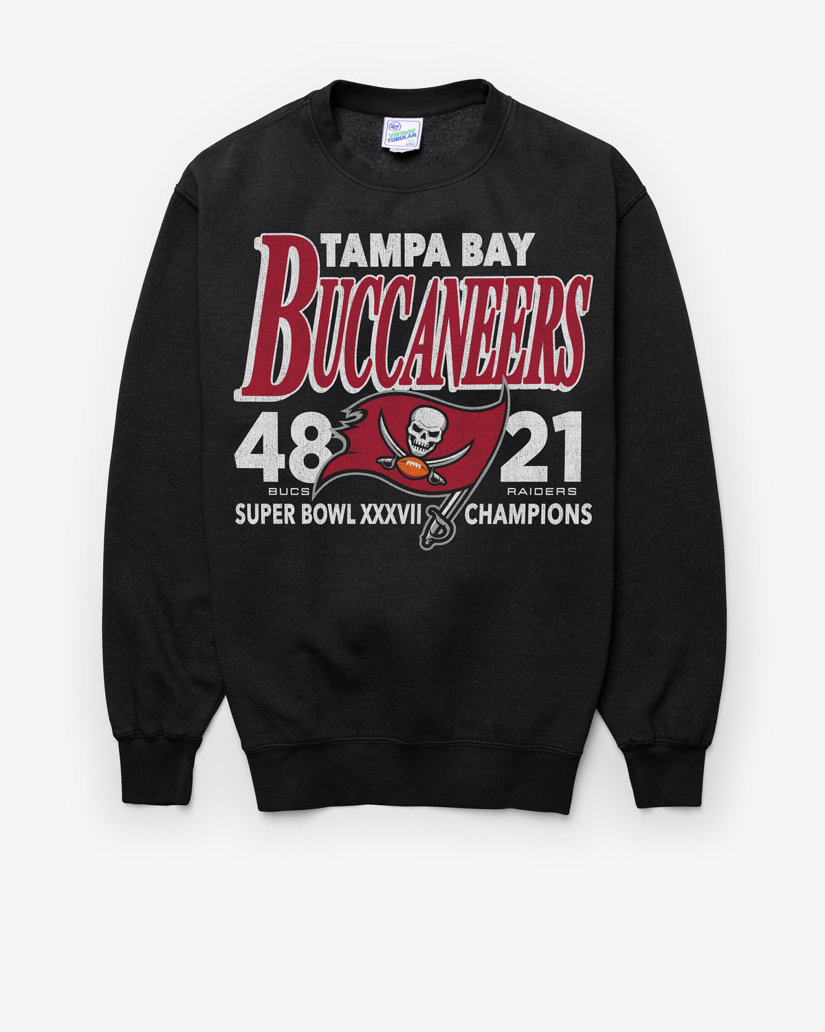 TAMPA BAY BUCCANEERS SUPER BOWL GRIDIRON MVP '47 VINTAGE DYE THOMPSON CREW