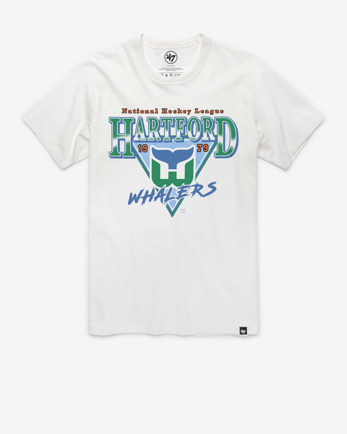 HARTFORD WHALERS VINTAGE SHARP SHOOTER '47 FRANKLIN TEE