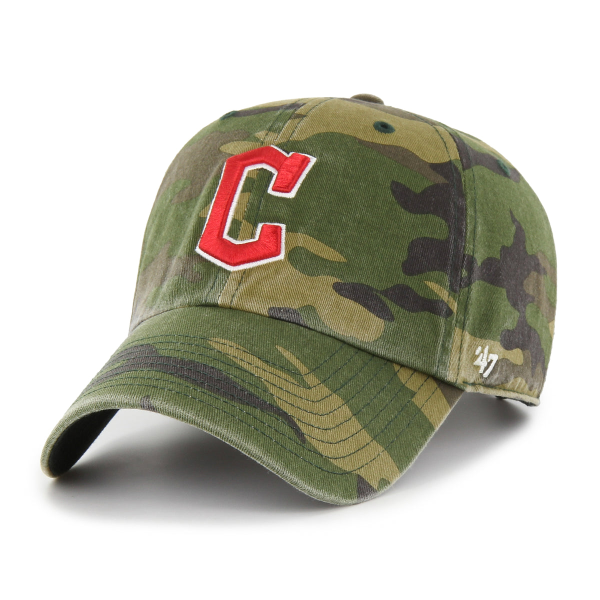CLEVELAND GUARDIANS CAMO '47 CLEAN UP