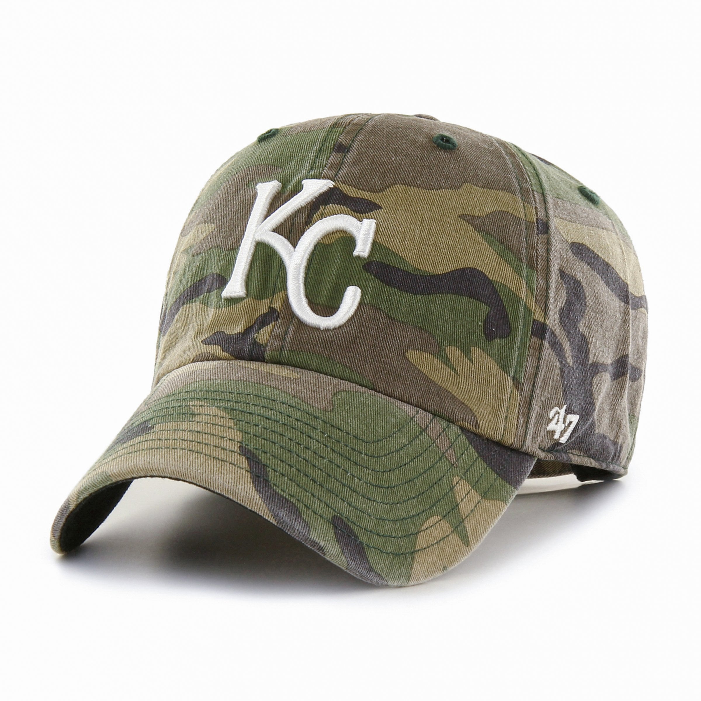 KANSAS CITY ROYALS CAMO '47 CLEAN UP