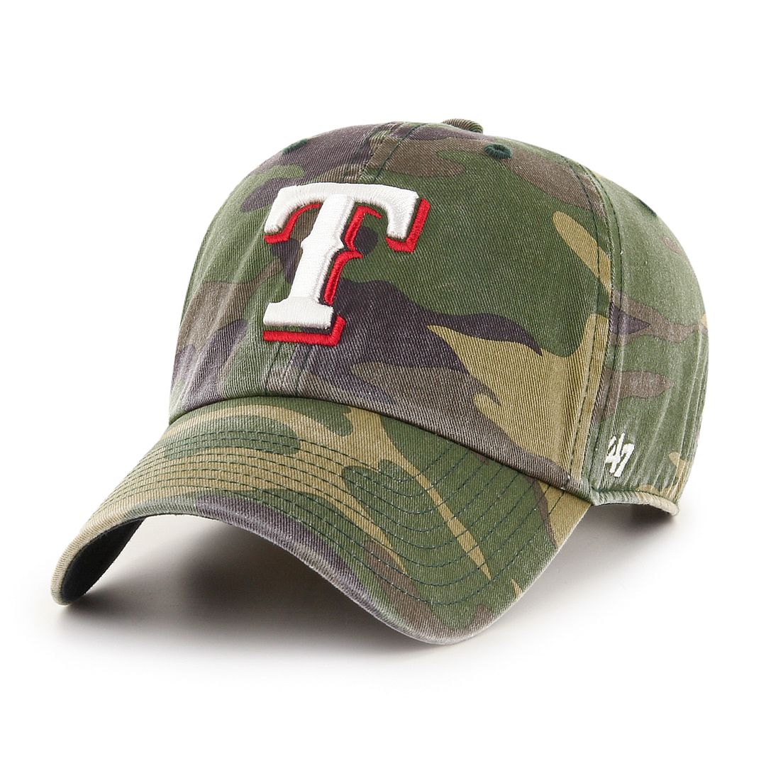 TEXAS RANGERS CAMO '47 CLEAN UP